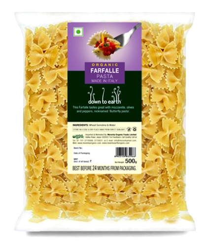 Down To Earth Farfalle Pasta