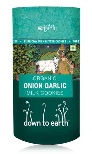 Down To Earth Onion Garlic Milk Cookies