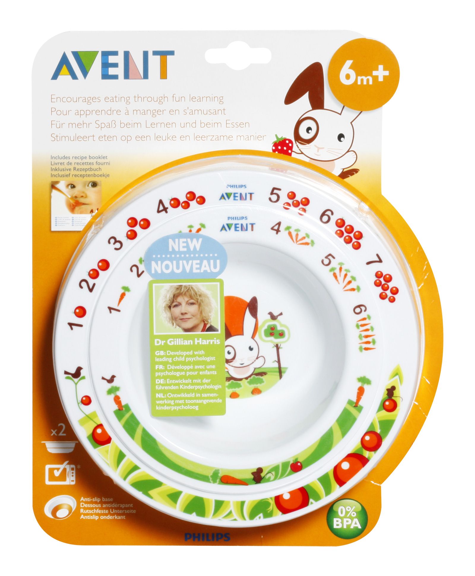 Avent - Toddler 2 Bowl Set