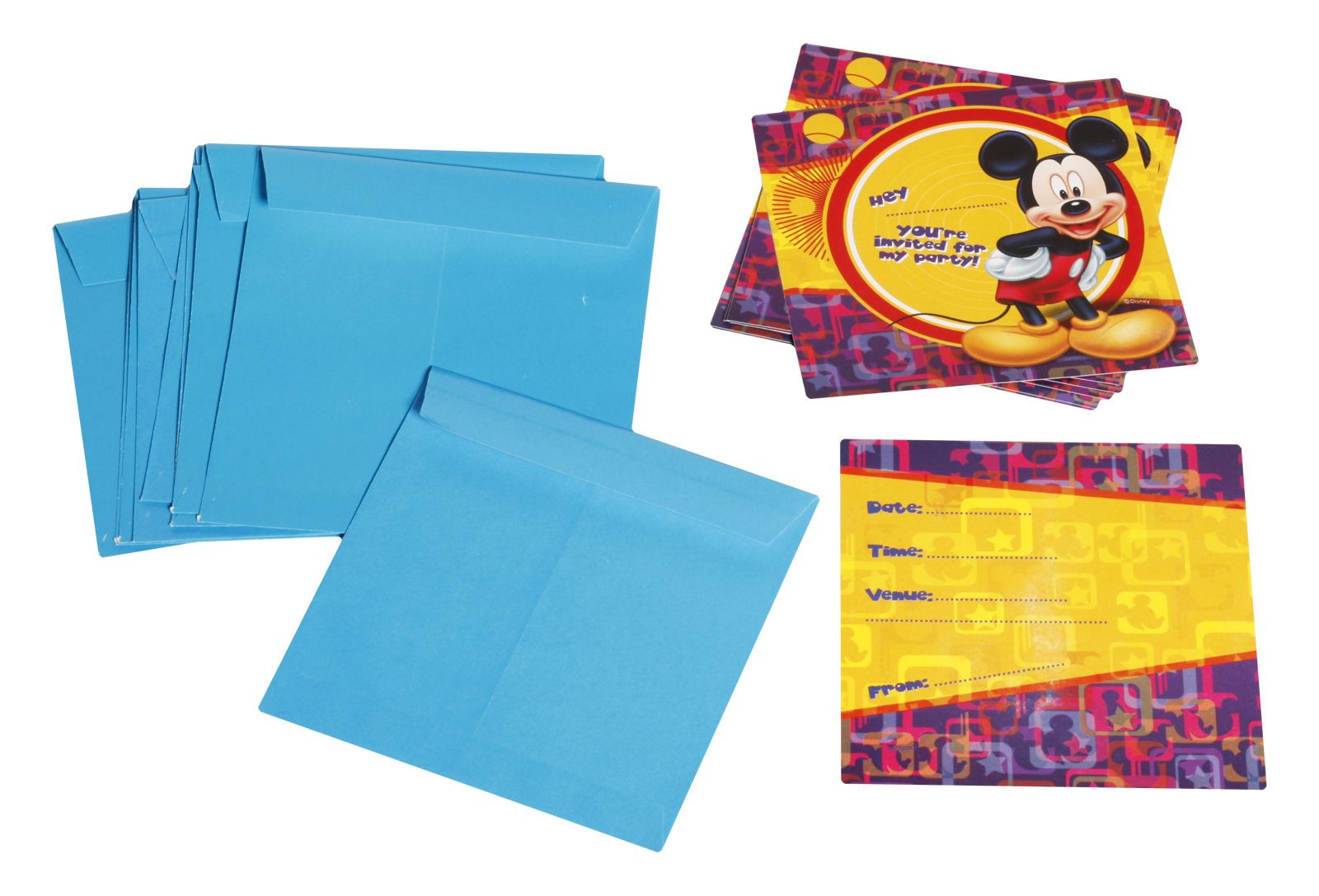 Disney Mickey Mouse - Invitation Card