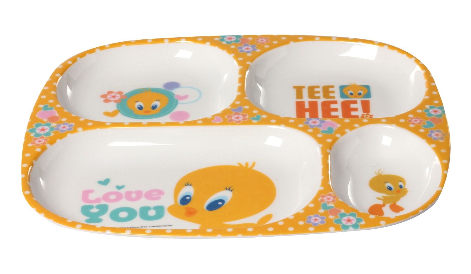 Four Section Plate - Tweety