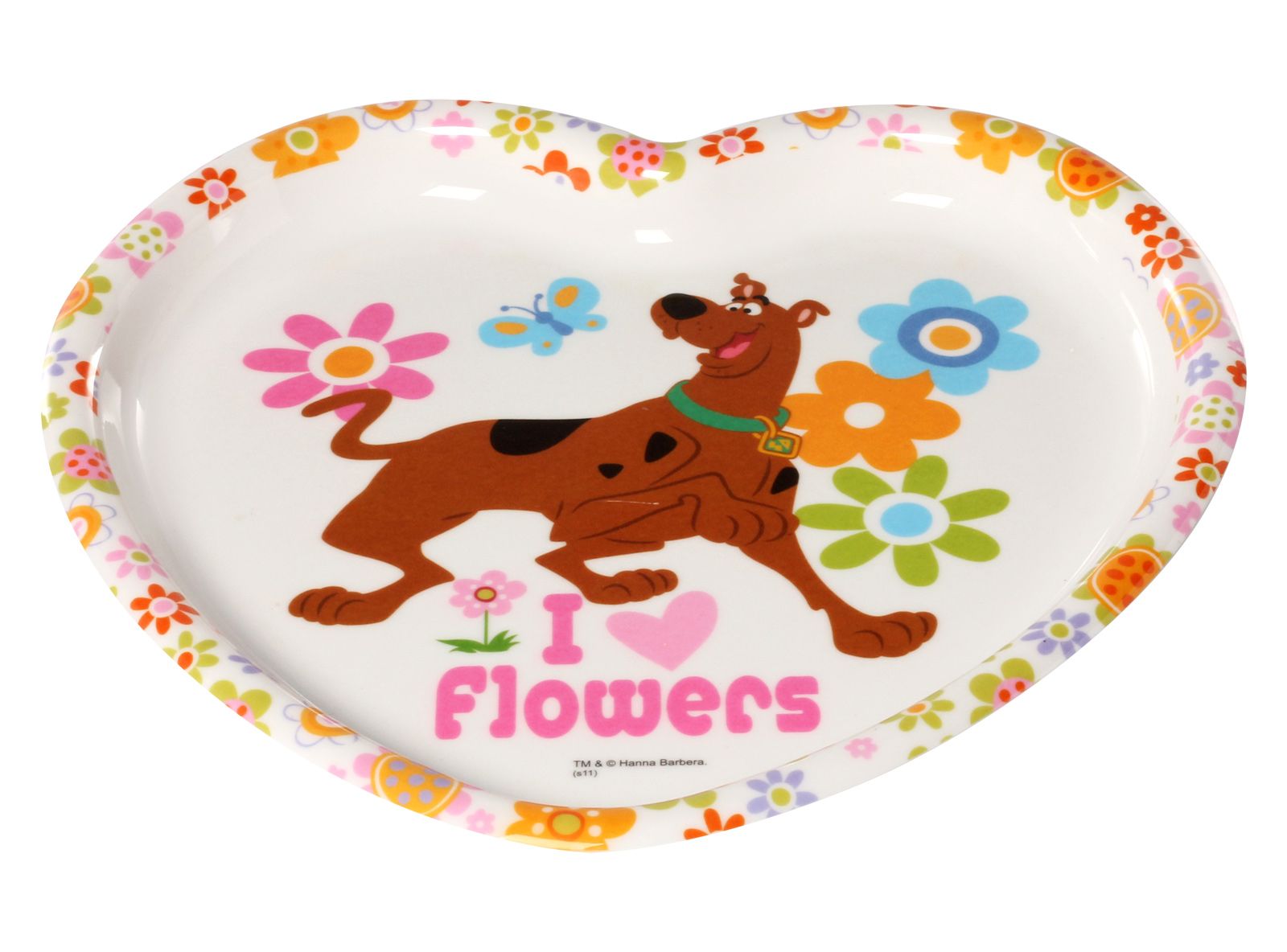 Heart Shaped Plate - Scooby Doo