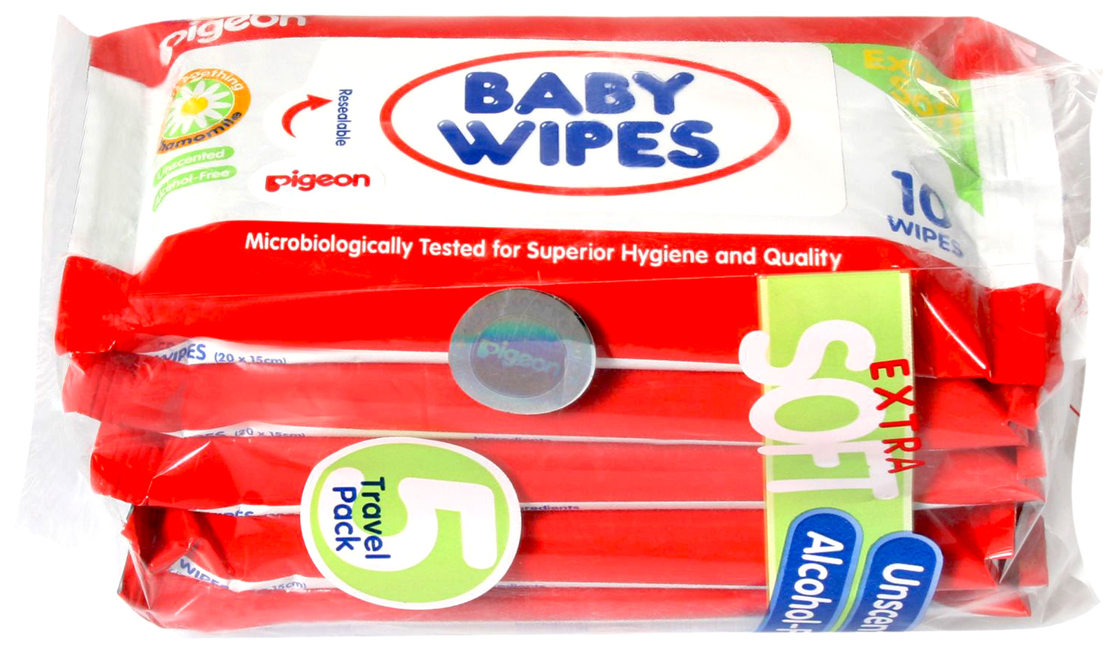 Pigeon - Baby Wipes (Travel Pack)