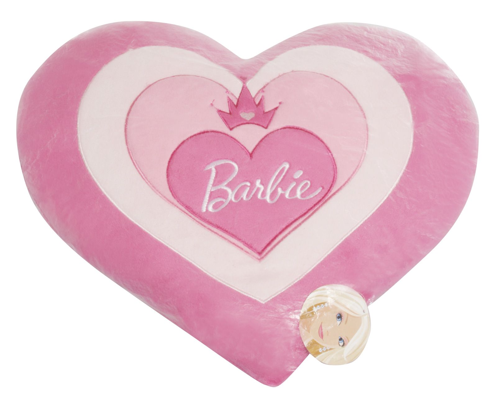 Barbie Heart Shaped Cushion