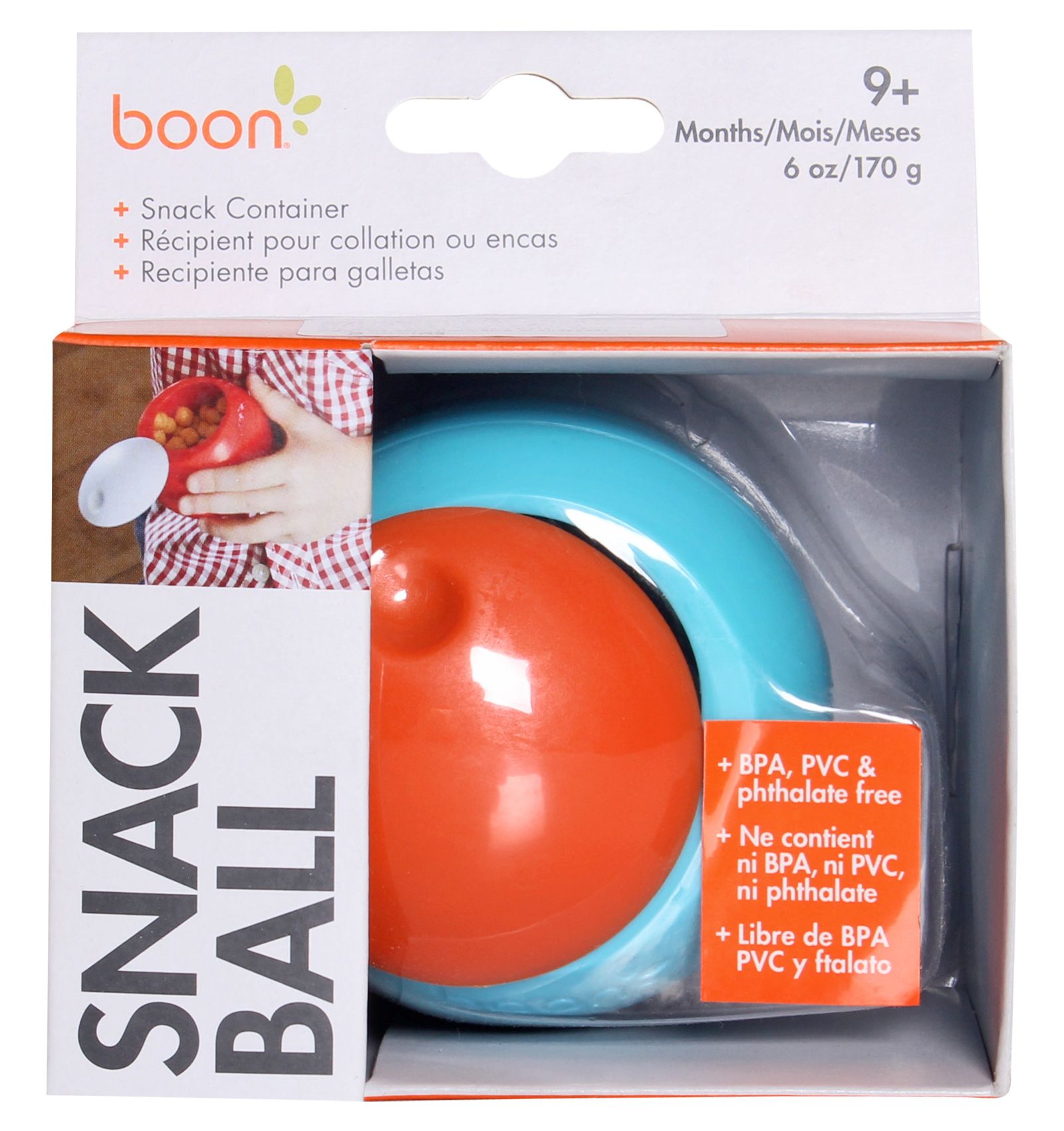 Boon - Snack Ball - Orange/Blue