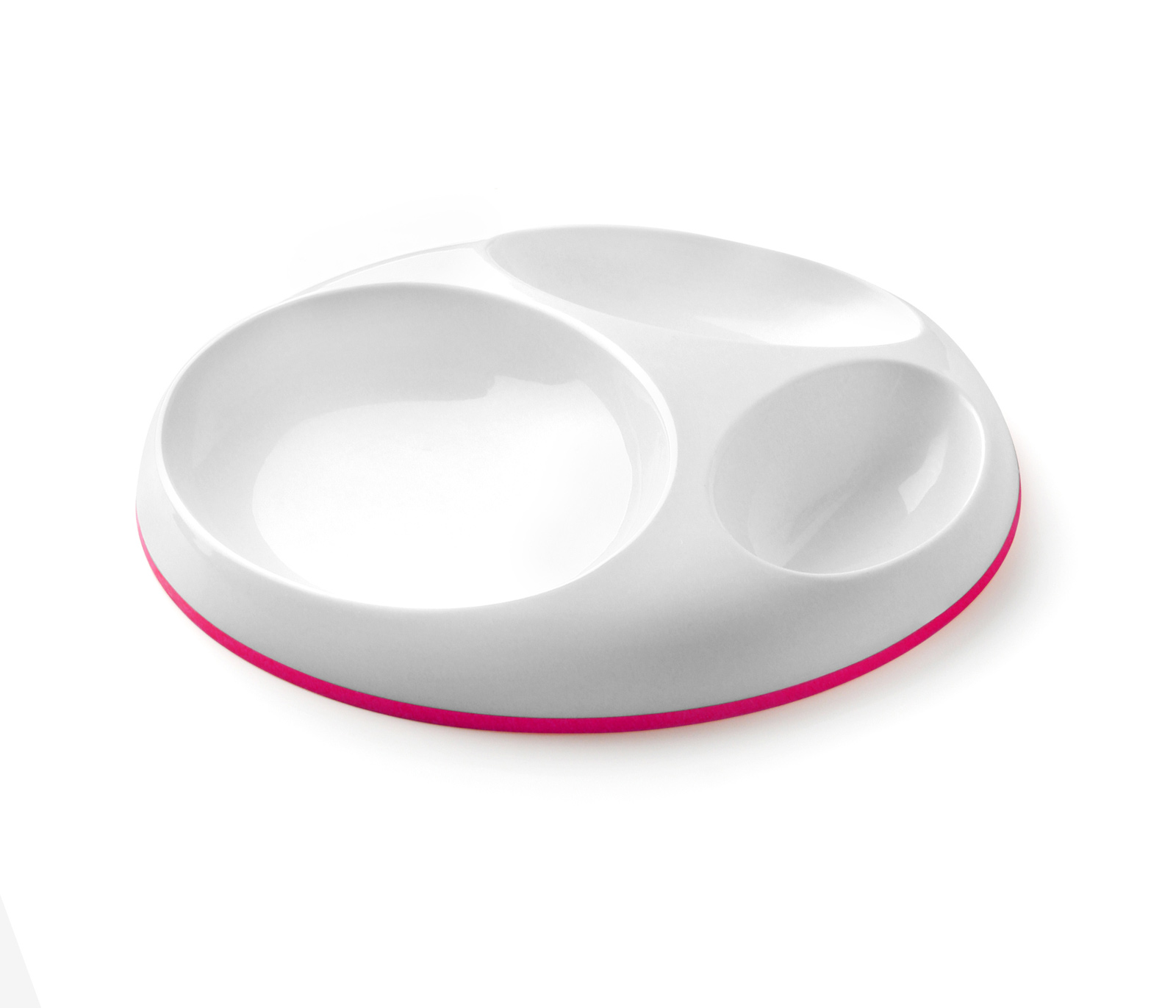 Boon - Saucer - Pink/White