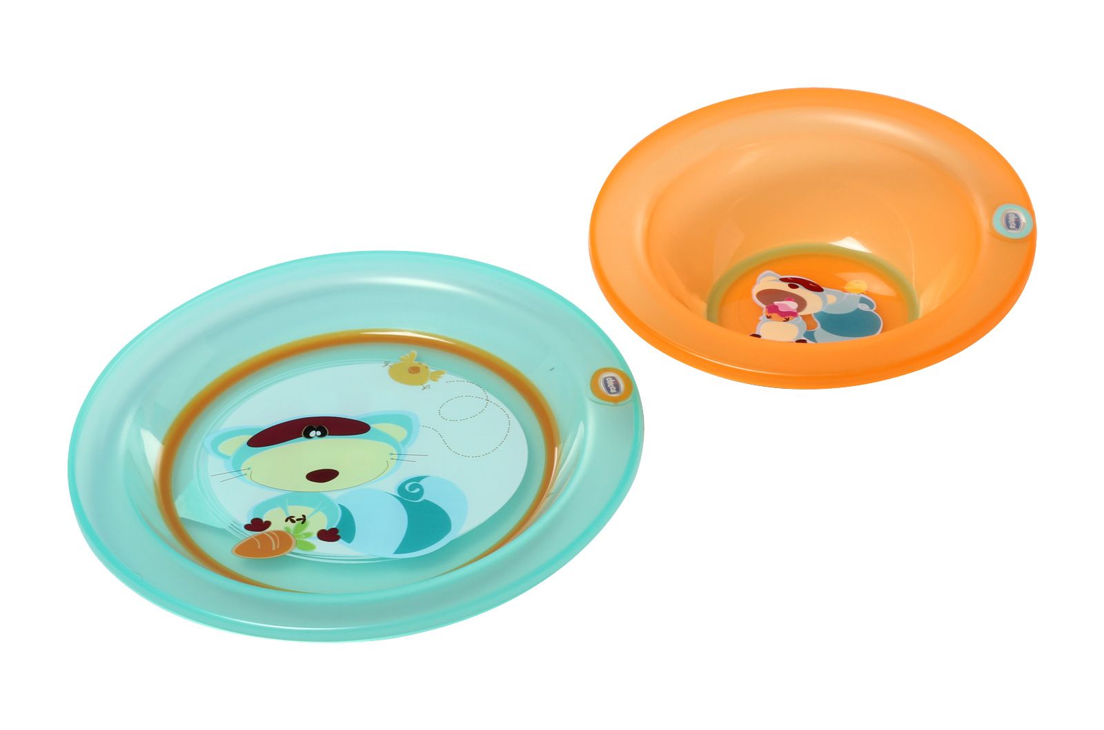 Chicco - Easy Meal Flat Plate And Bowl