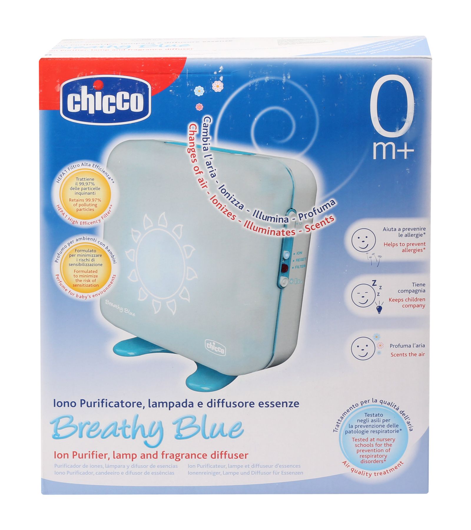 Chicco - Breathy Blue Purifier Lamp