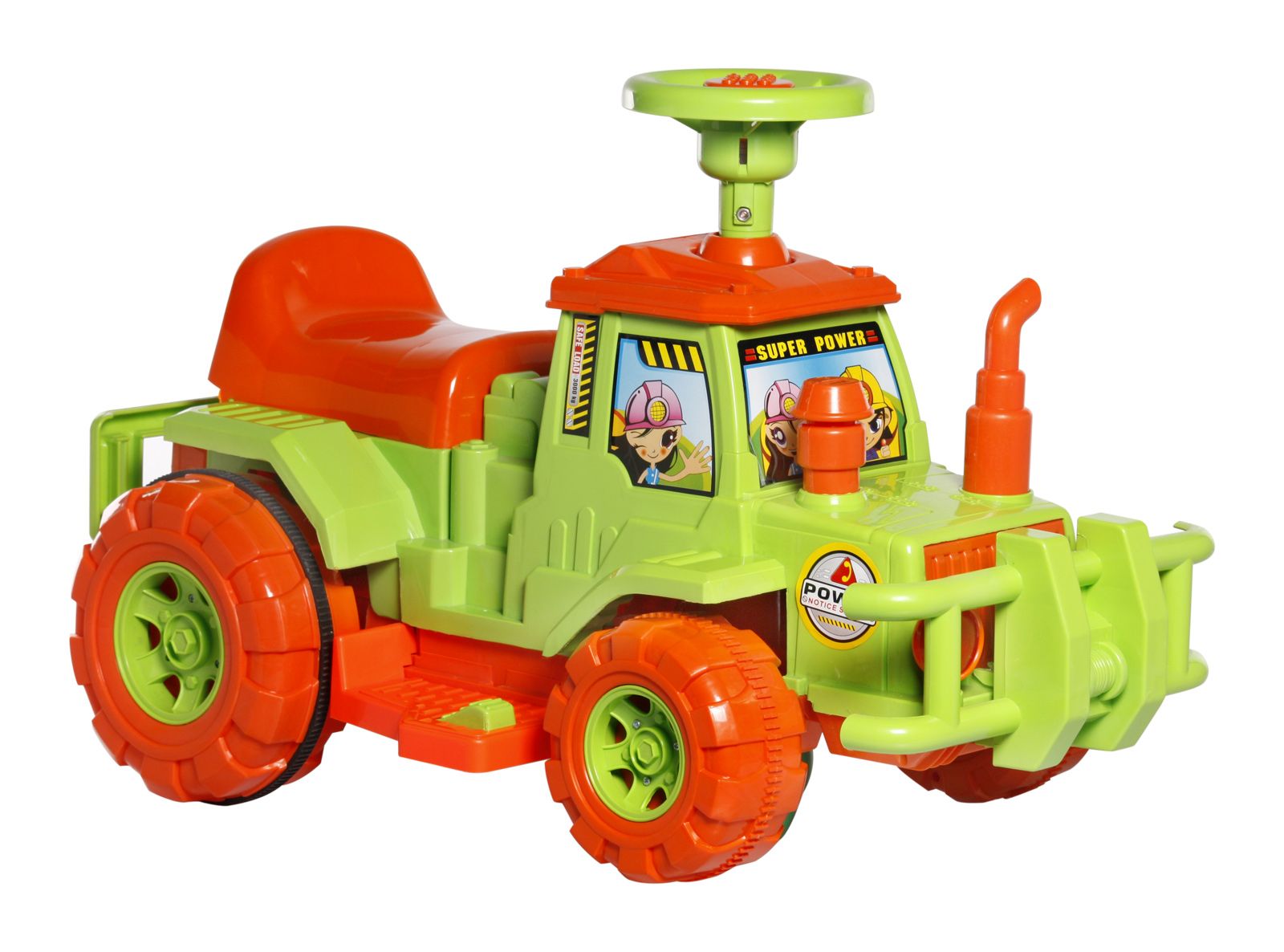 Toyzone Tractor - Green and Orange