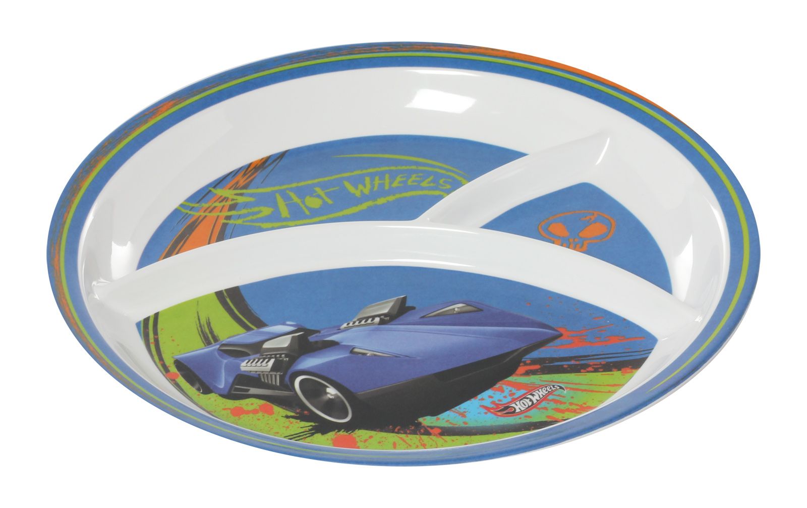 Three Section Plate - Hot Wheels