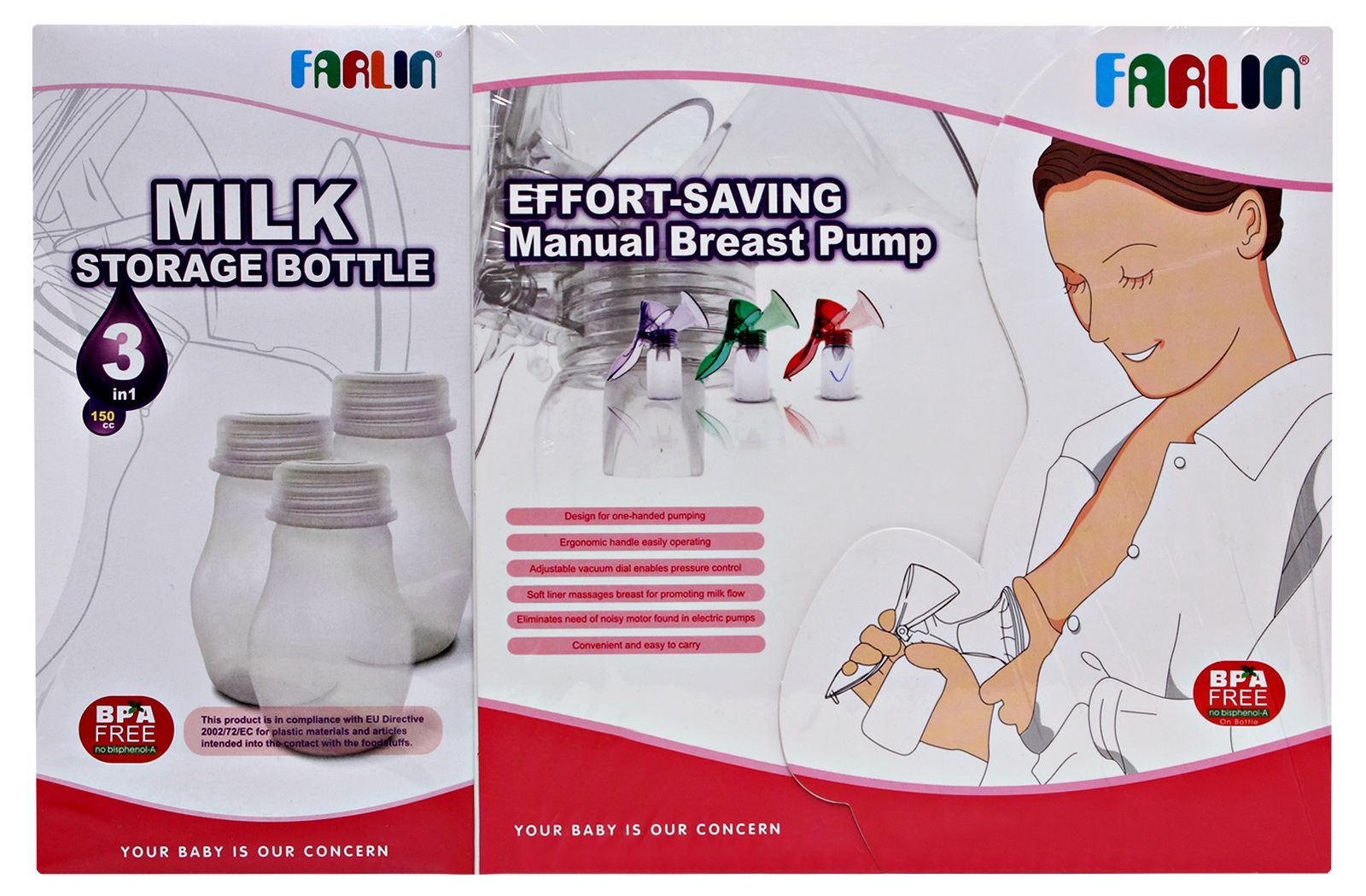 Farlin - Effort Saving Manual Breast Pump