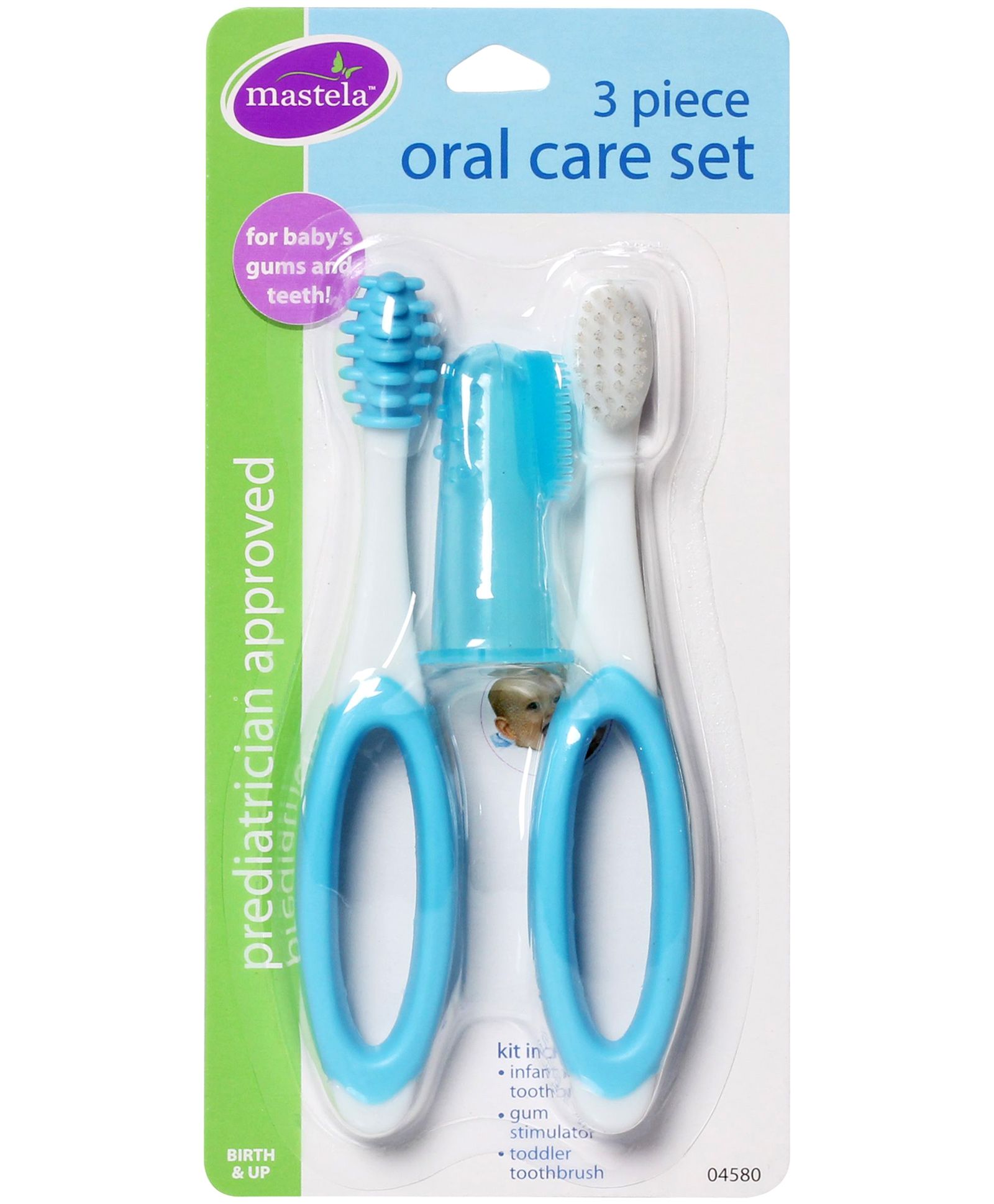 Mastela - 3 Piece Oral Care Set