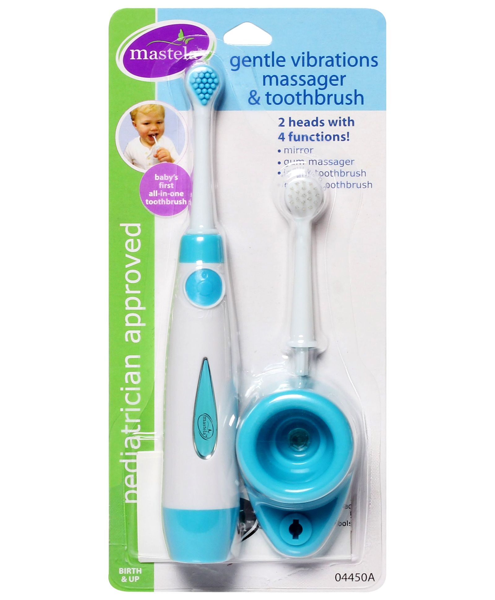 Mastela - Gentle Vibration Massager & Toothbrush