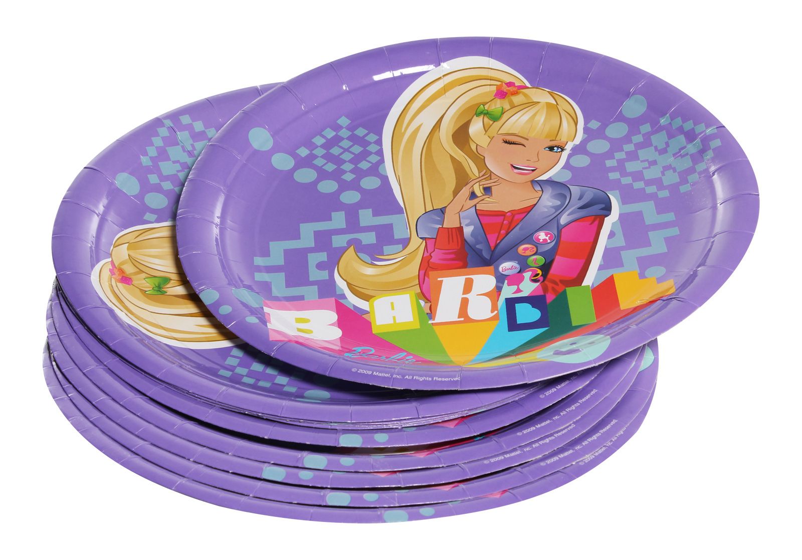 Barbie Paper Plates