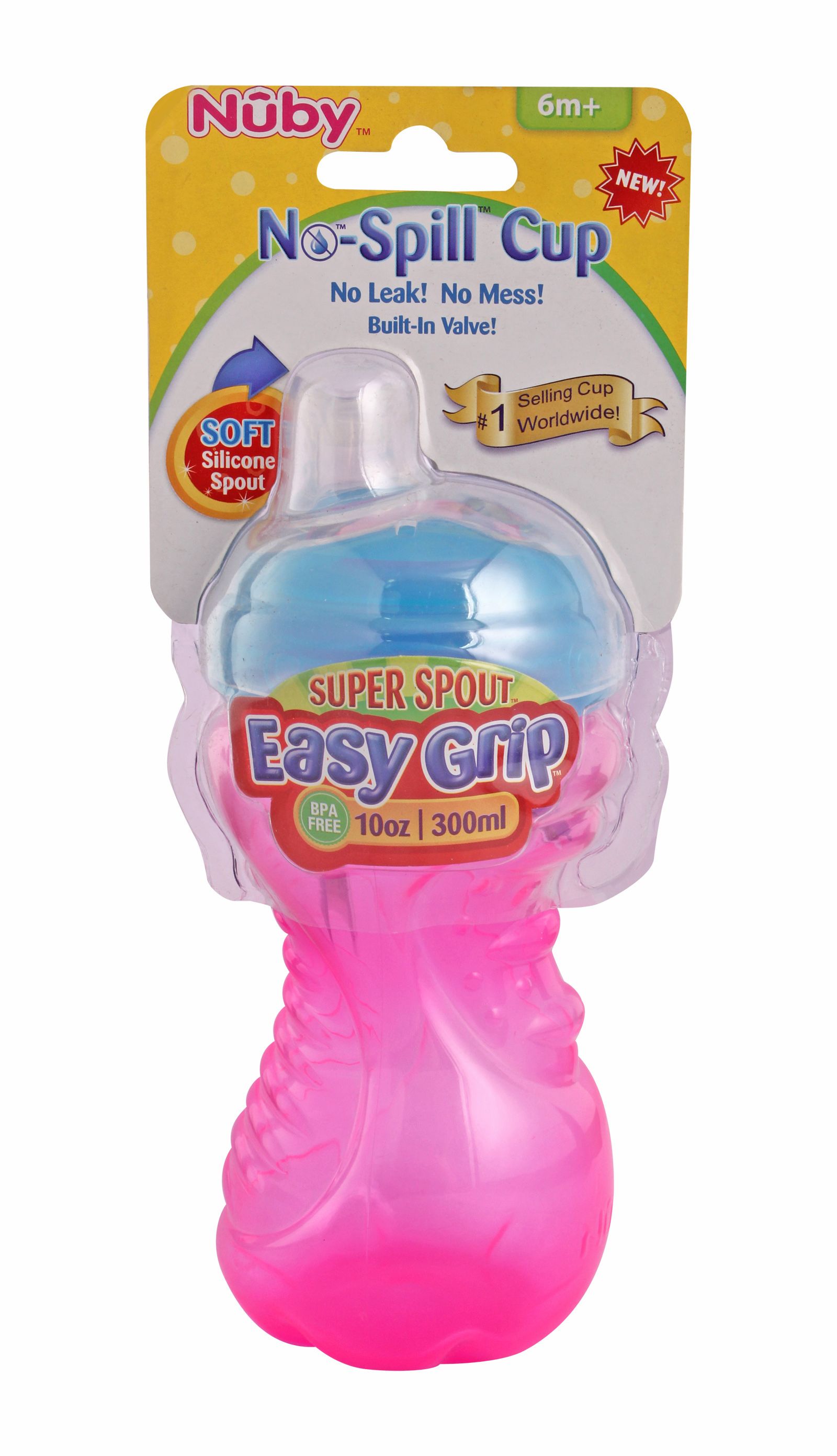 Nuby - Super Spout Easy Grip No Spill Cup