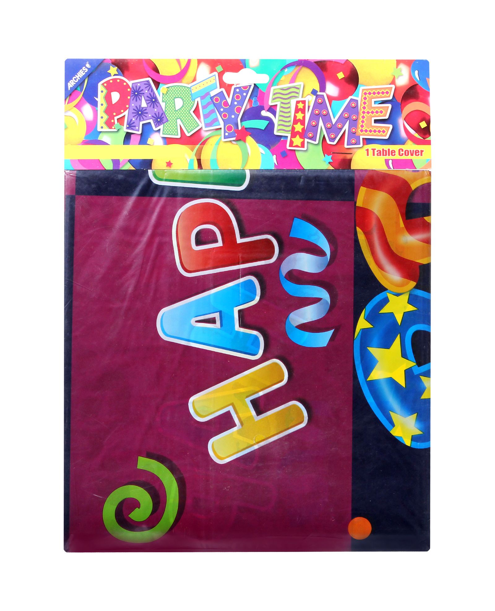 Archies Party Time Table Cover - Happy B-Day