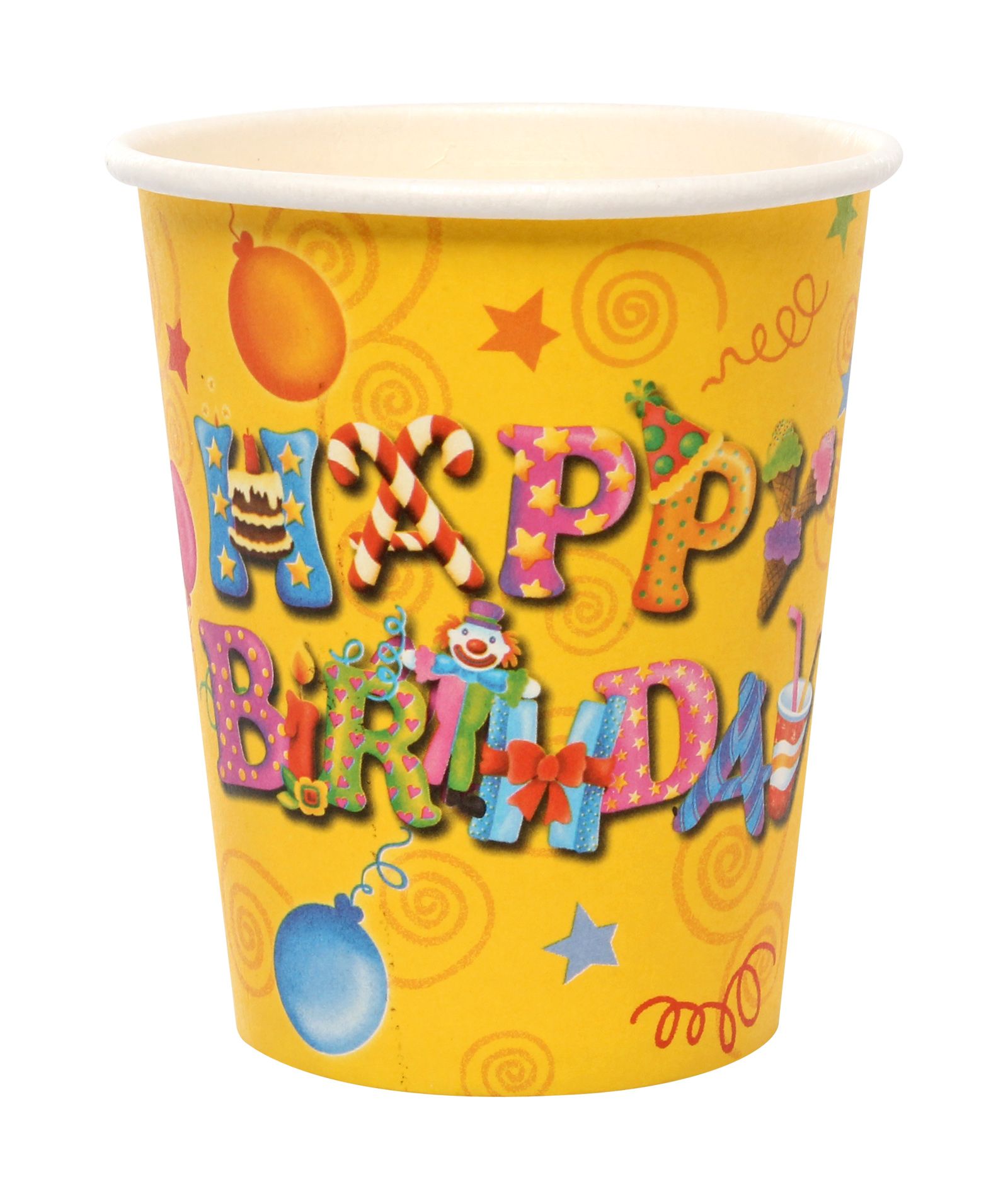 Archies Party Time Cups - Happy Birthday
