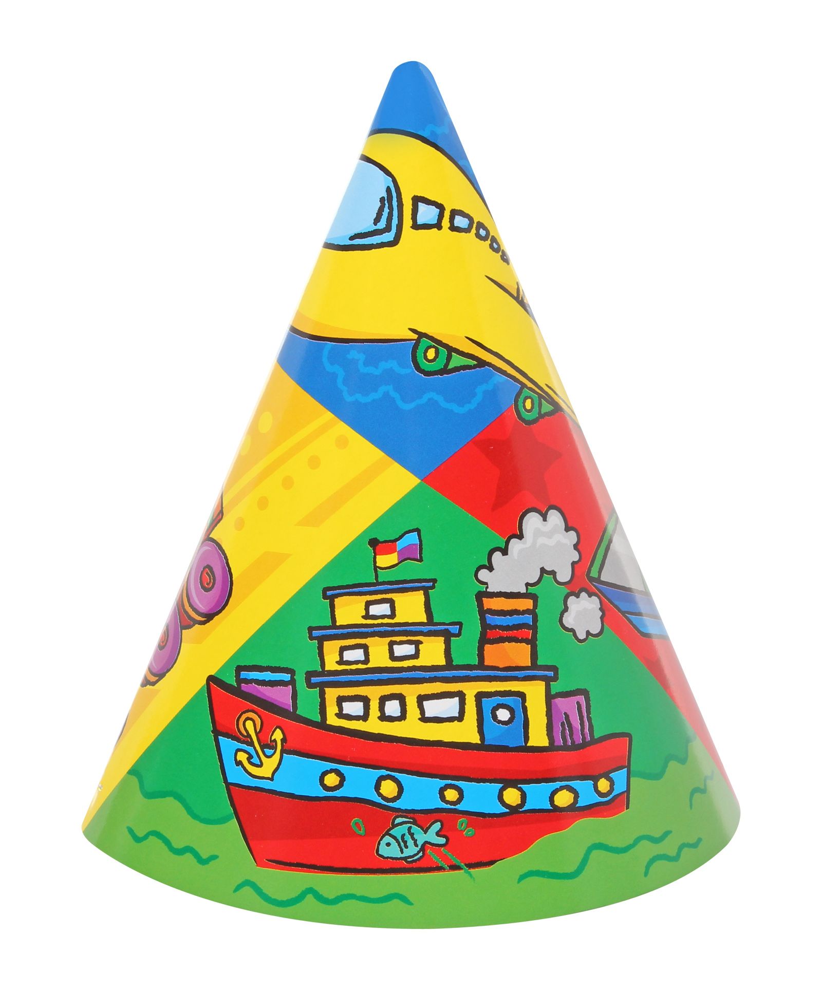 Archies Party Time Hat - Plane & Ship