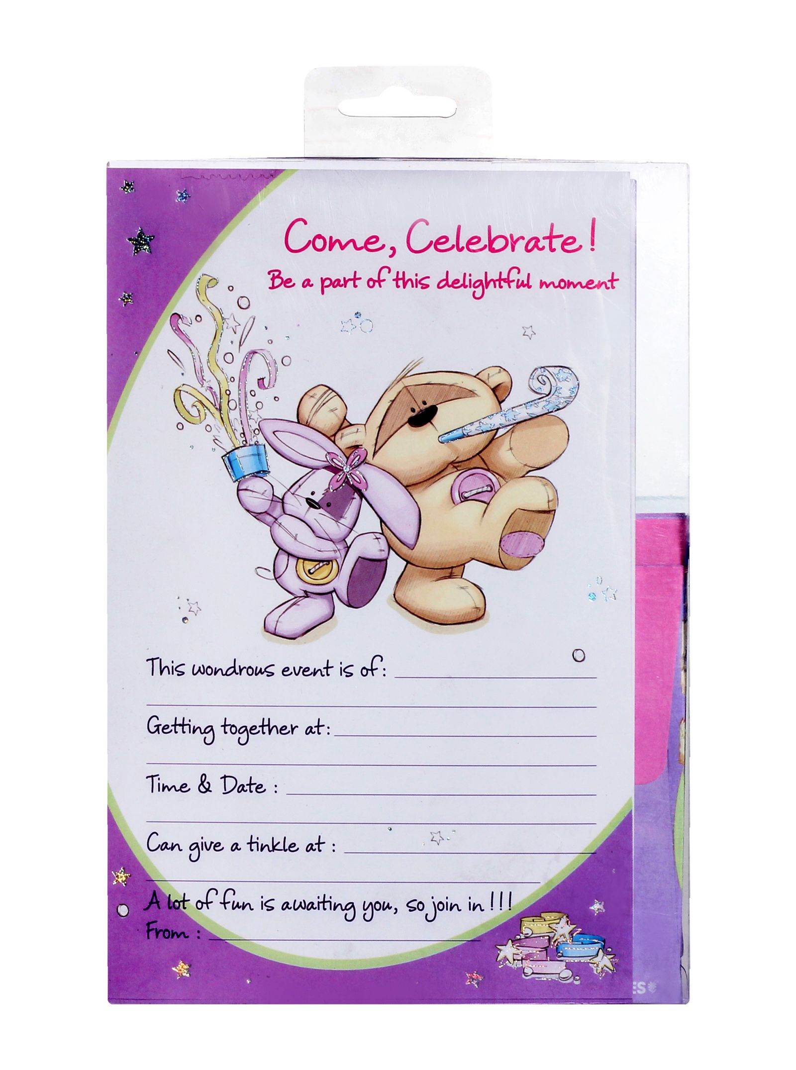 Archies - Party Invitation Cards Come Celebrate