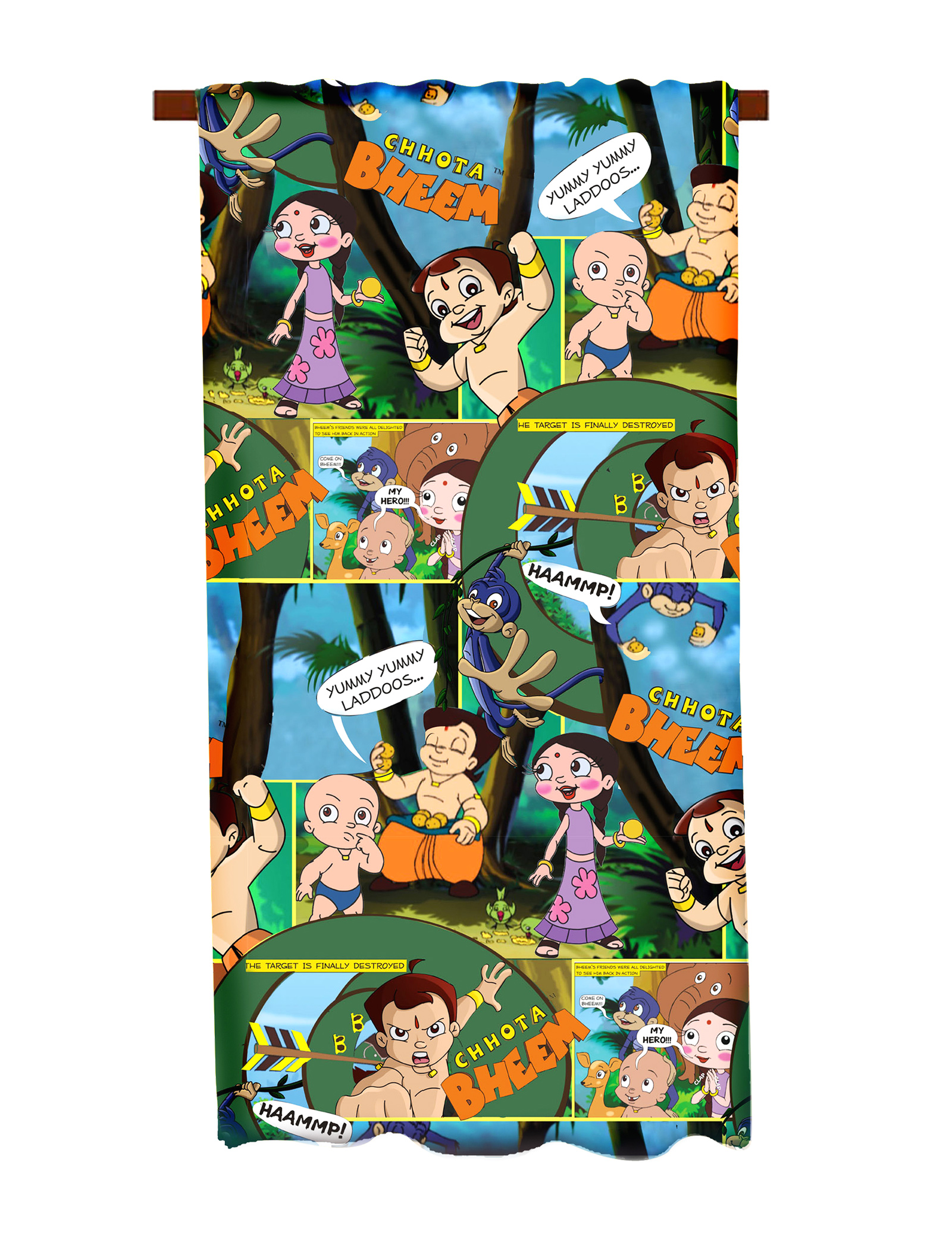 Drapes - Chota Bheem Print