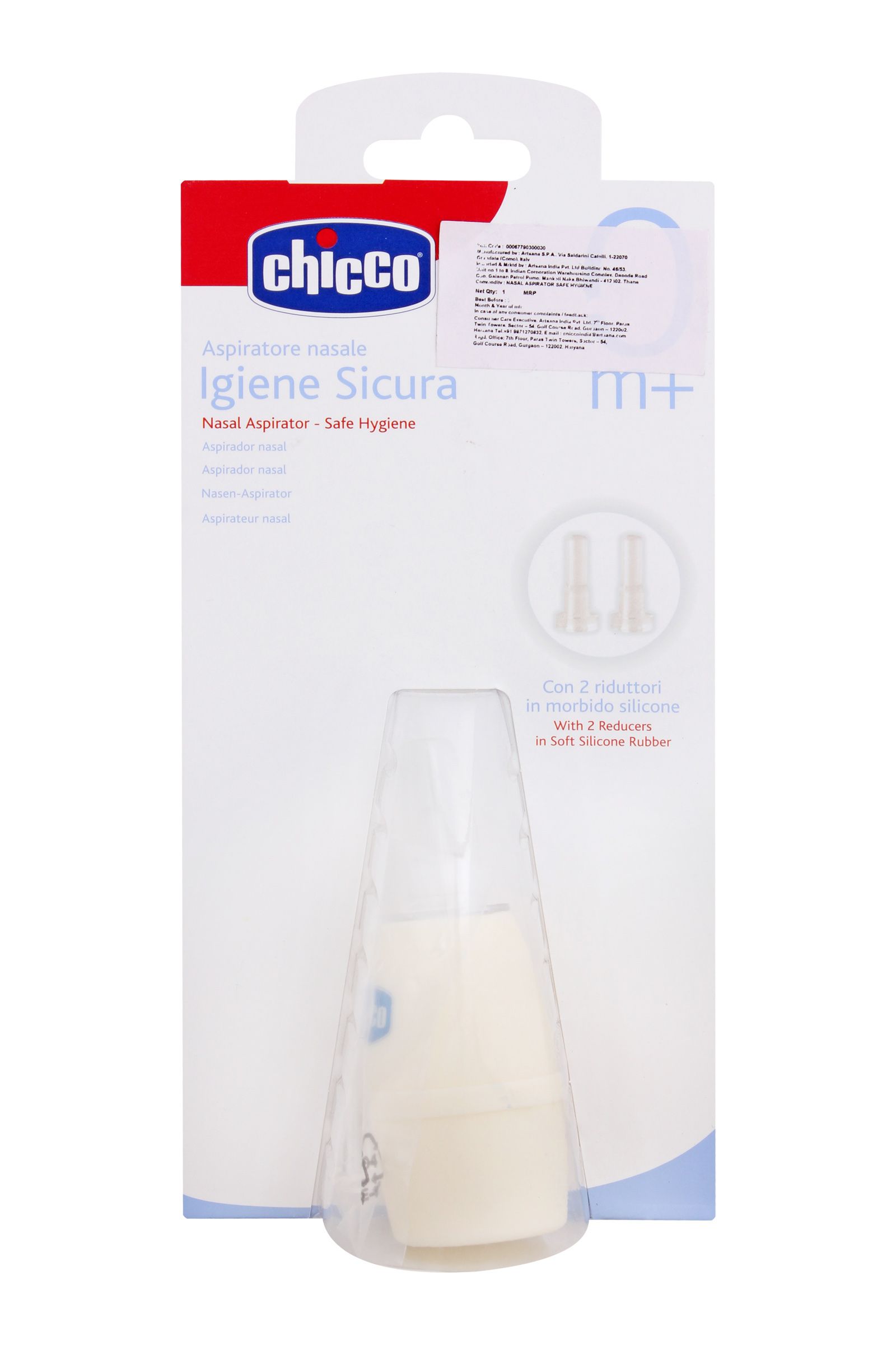 Chicco - Nasal Aspirator Safe Hygiene