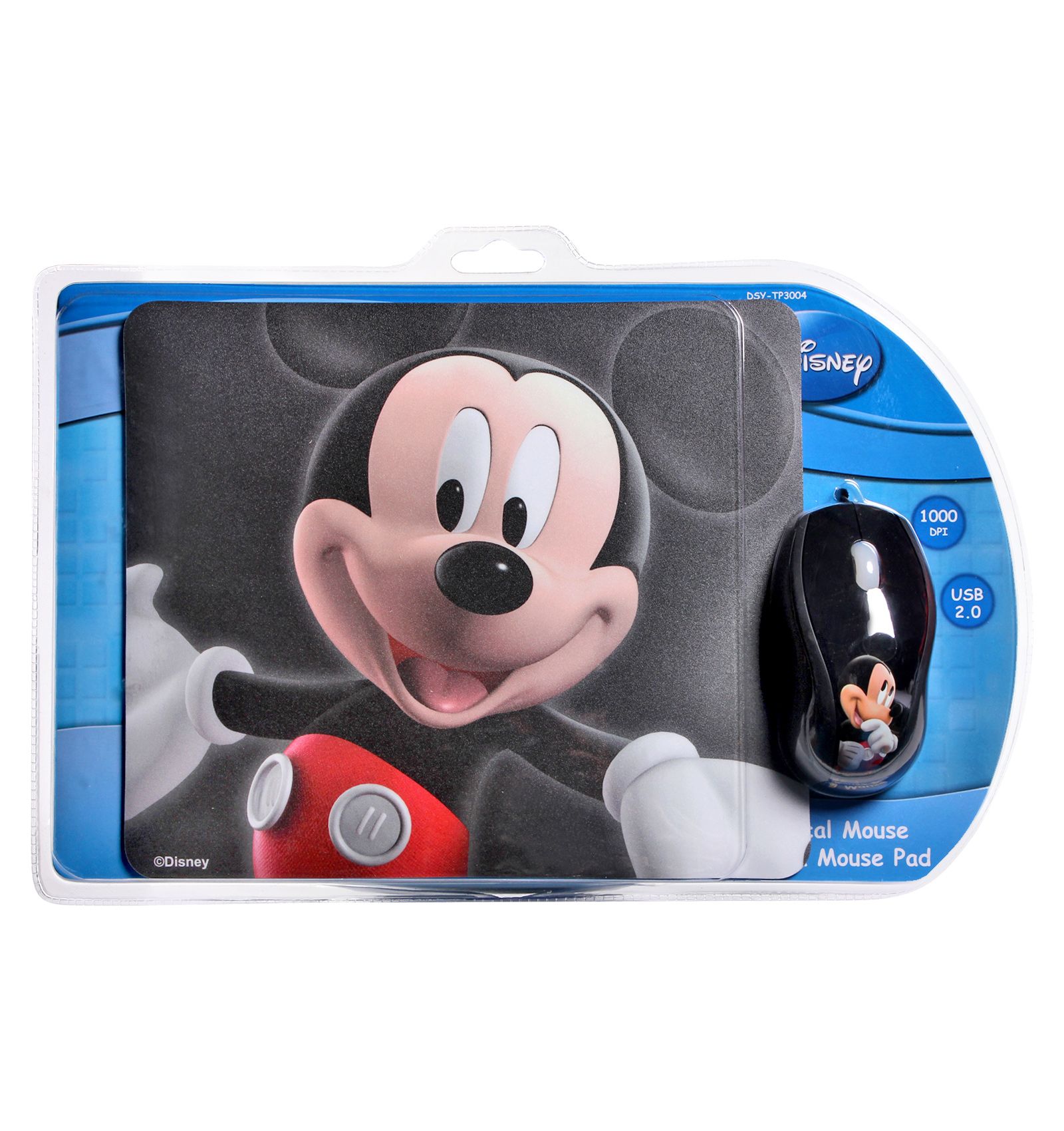 Disney Mickey Mouse Pad & Optical Mouse