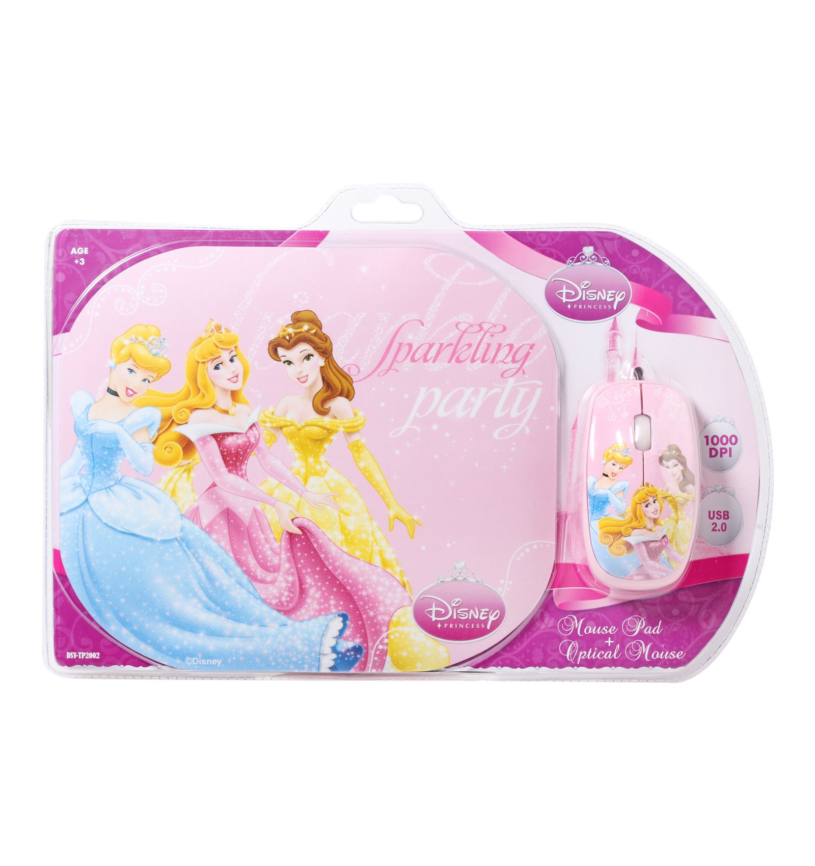 Disney Princess Optical Mouse & Mouse Pad