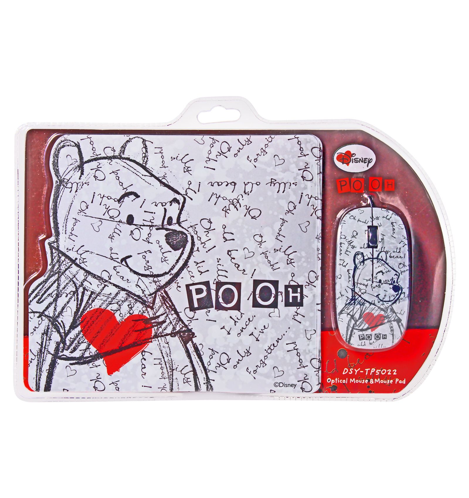 Winnie The Pooh - Optical Mouse & Mouse Pad