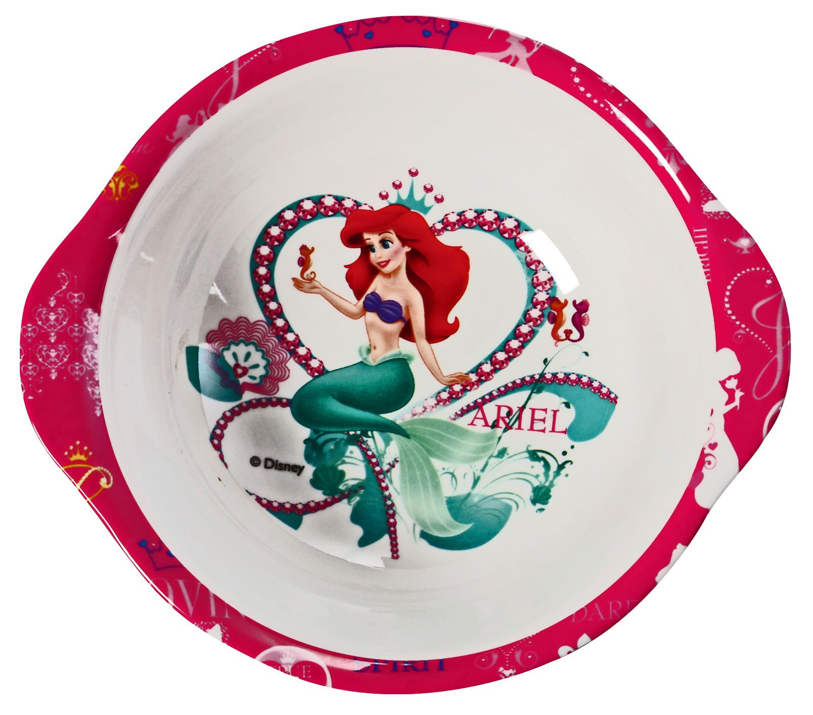 Twin Handle Bowl - Disney Princess Mermaid