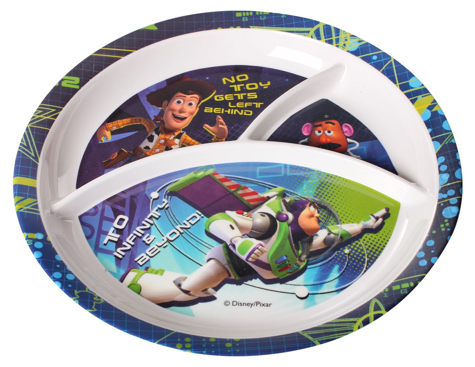Three Section Plate - Toy Story 3