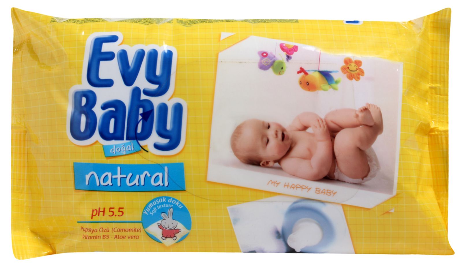 Evy Baby Wipes - Natural
