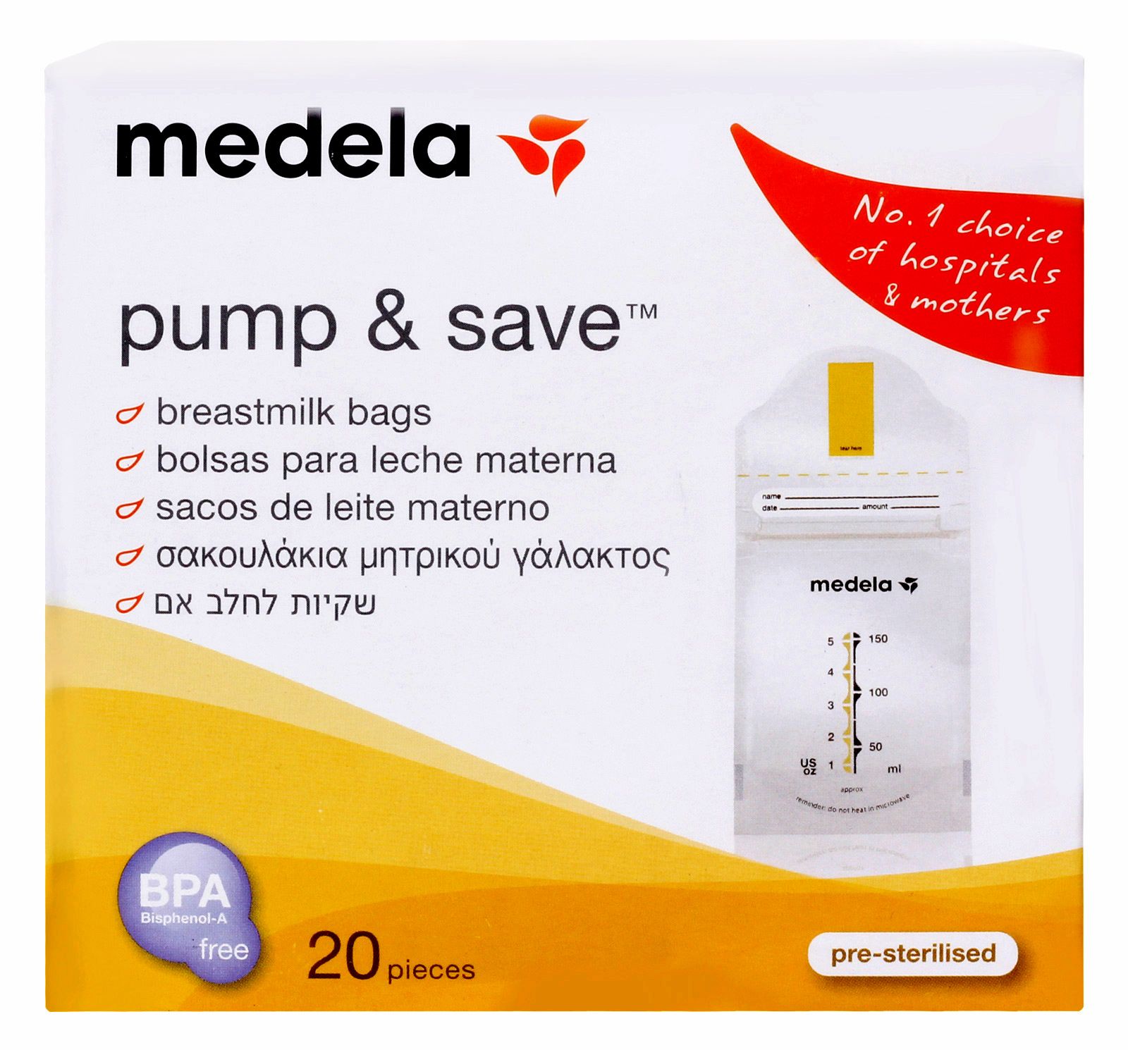 Medela - Pump & Save Breastmilk Bags