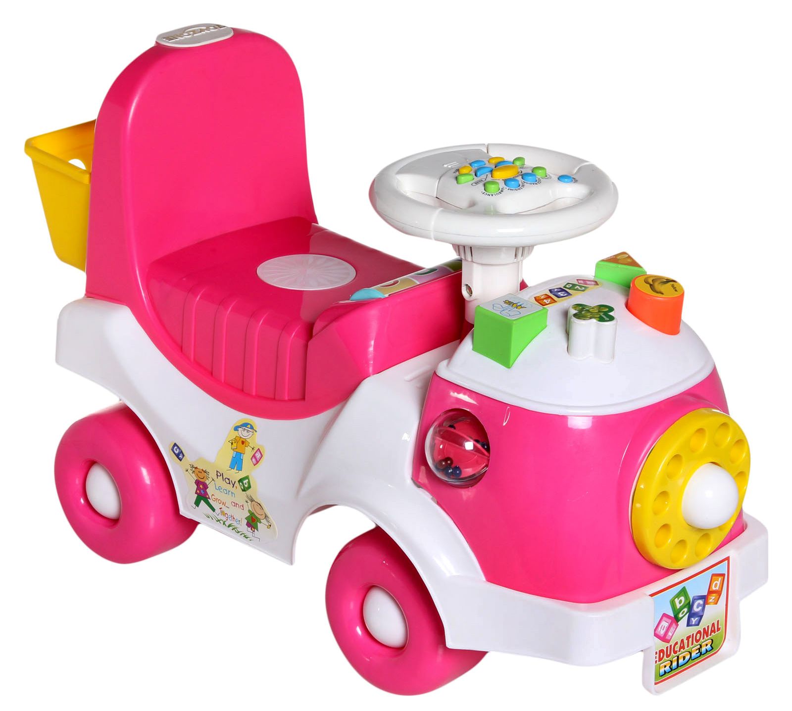 Toyzone - Deluxe Educational Rider - White / Pink