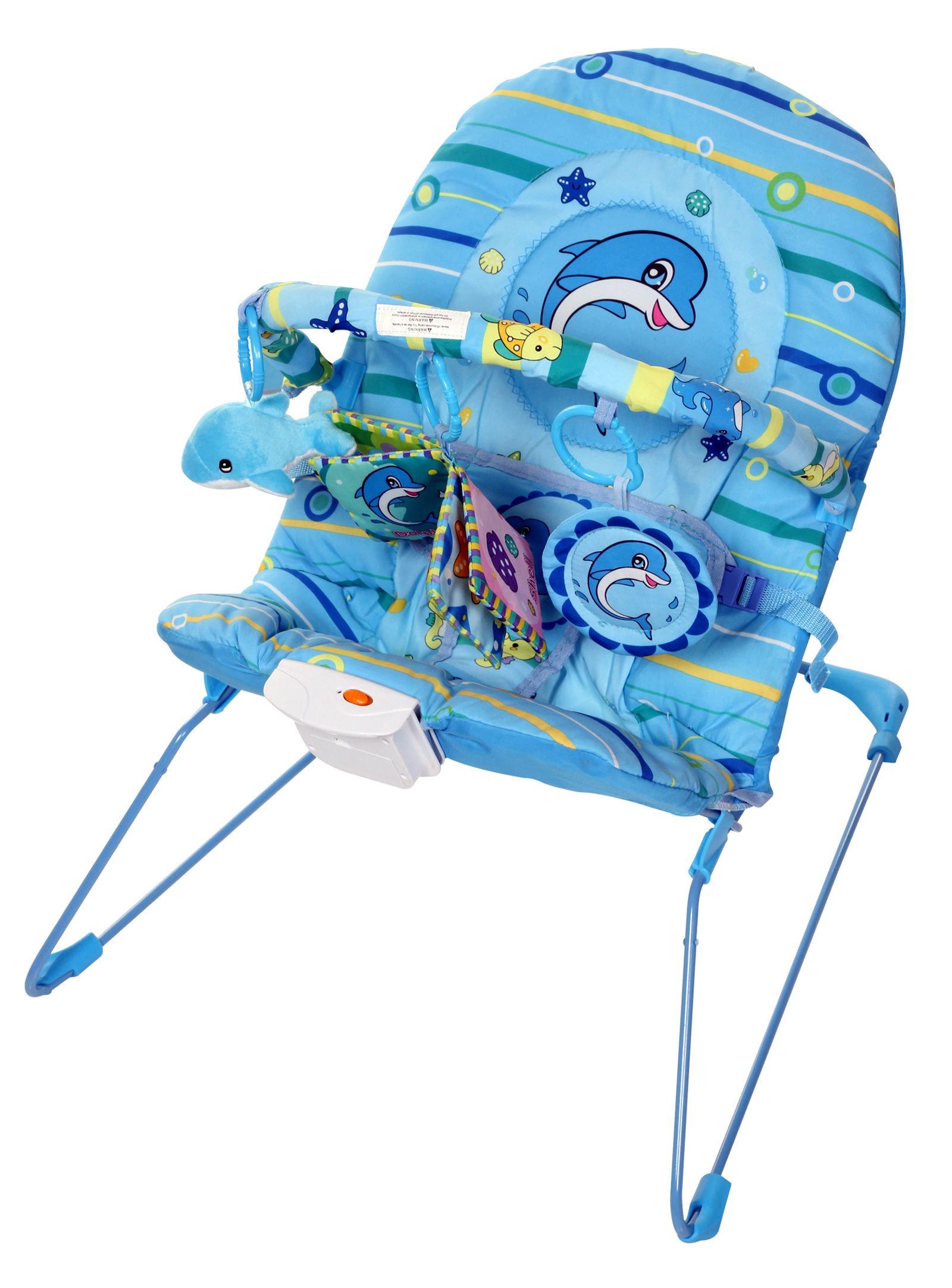 Cradling Bouncer - Blue Dolphin