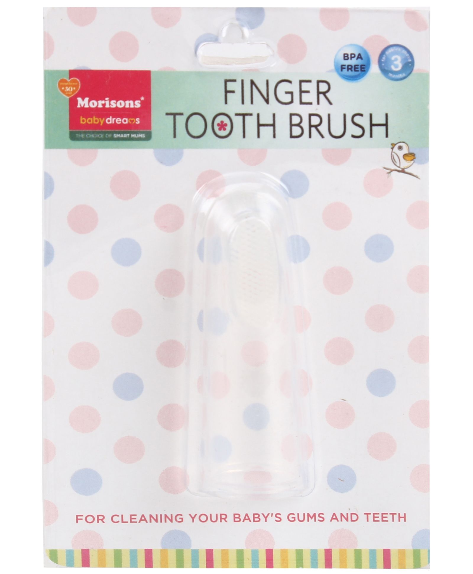 Morisons Baby Dreams - Finger Toothbrush Silicone