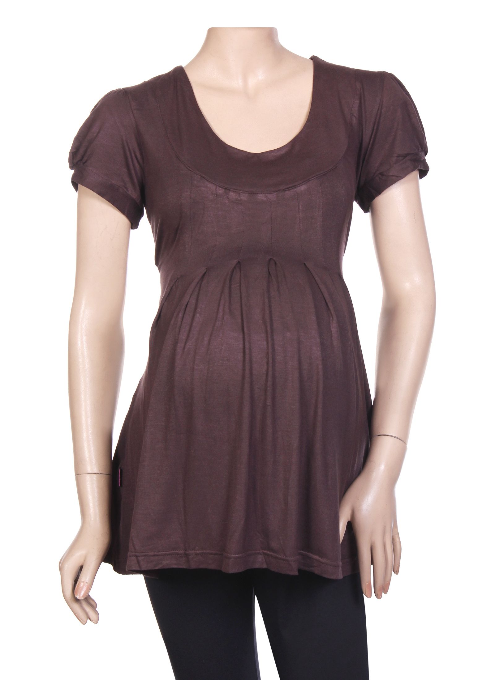 Maternity Top - Brown