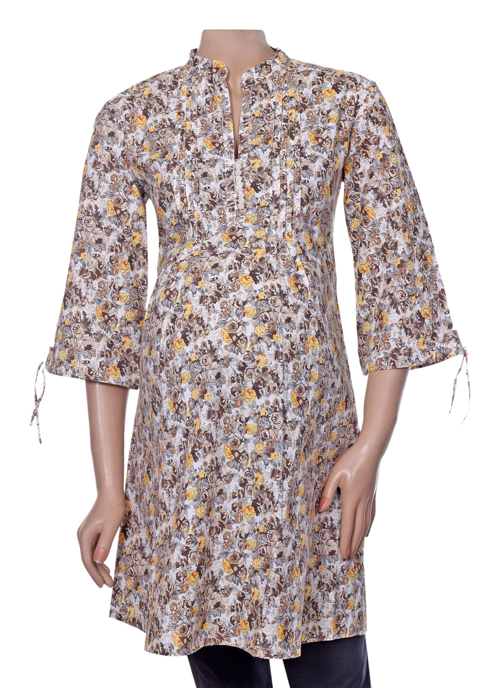 Long Kurti - Yellow