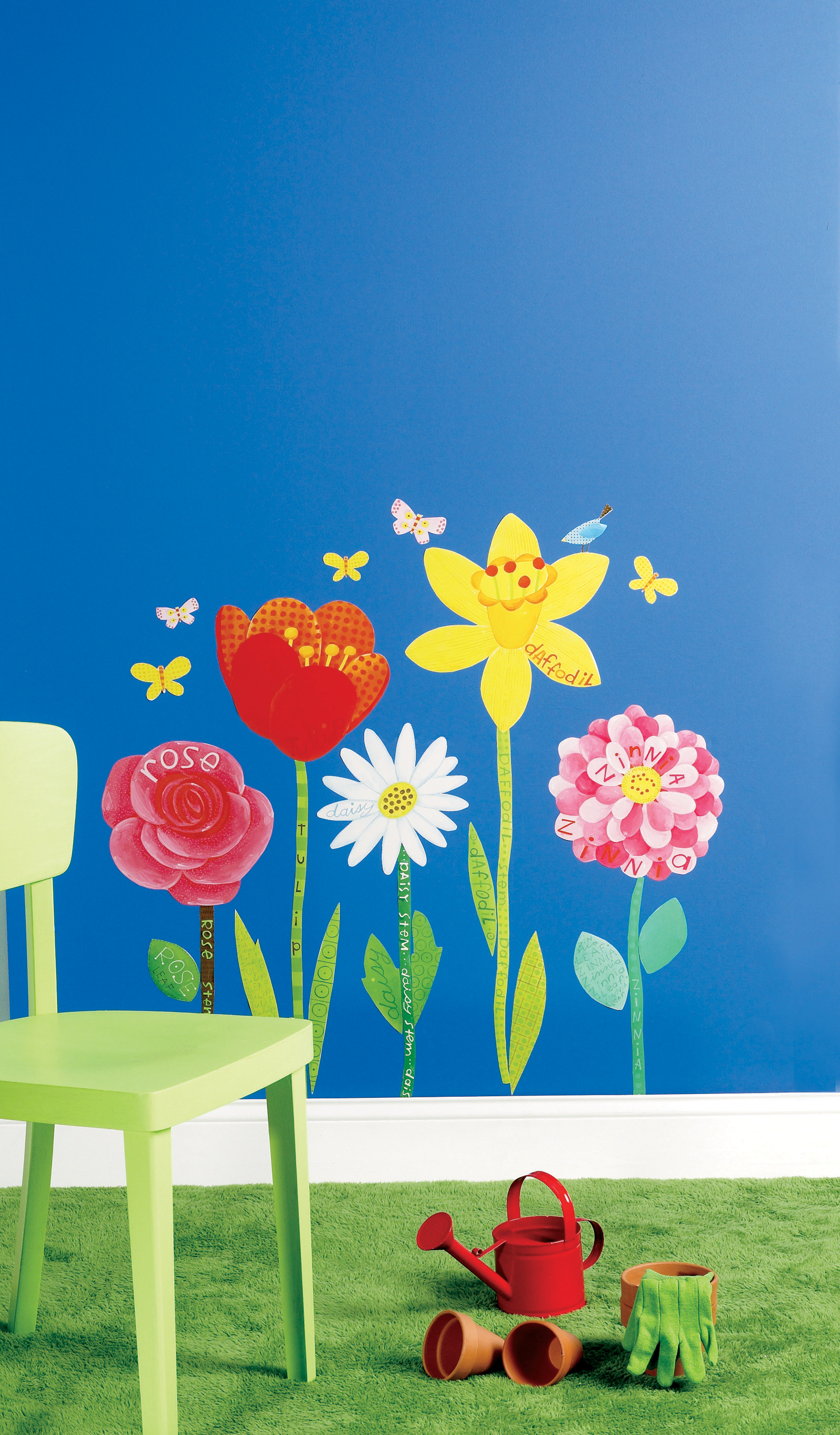 Wallies Wall Play Collection - Flower Garden
