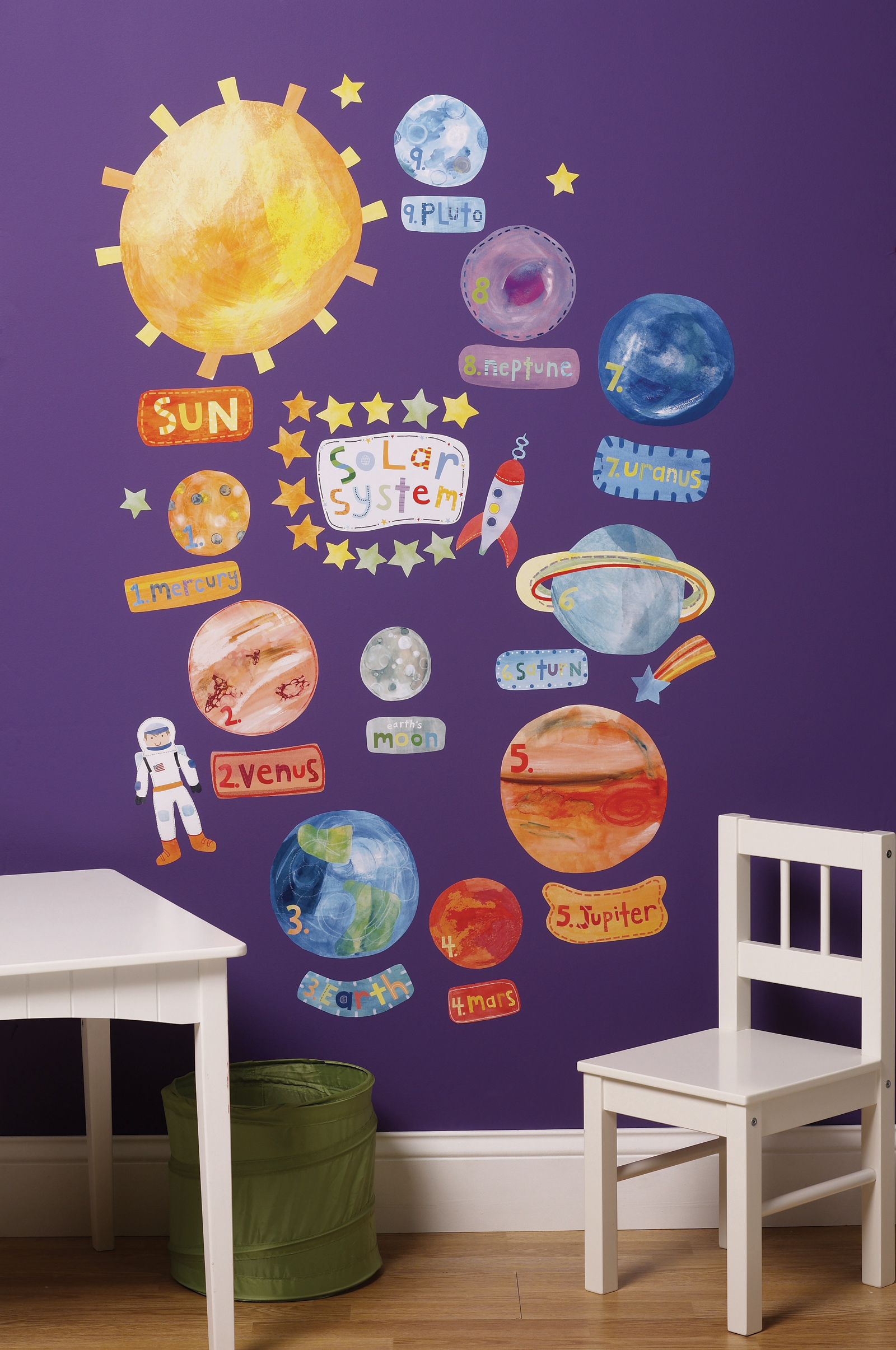 Wallies Wall Play Collection - Solar System