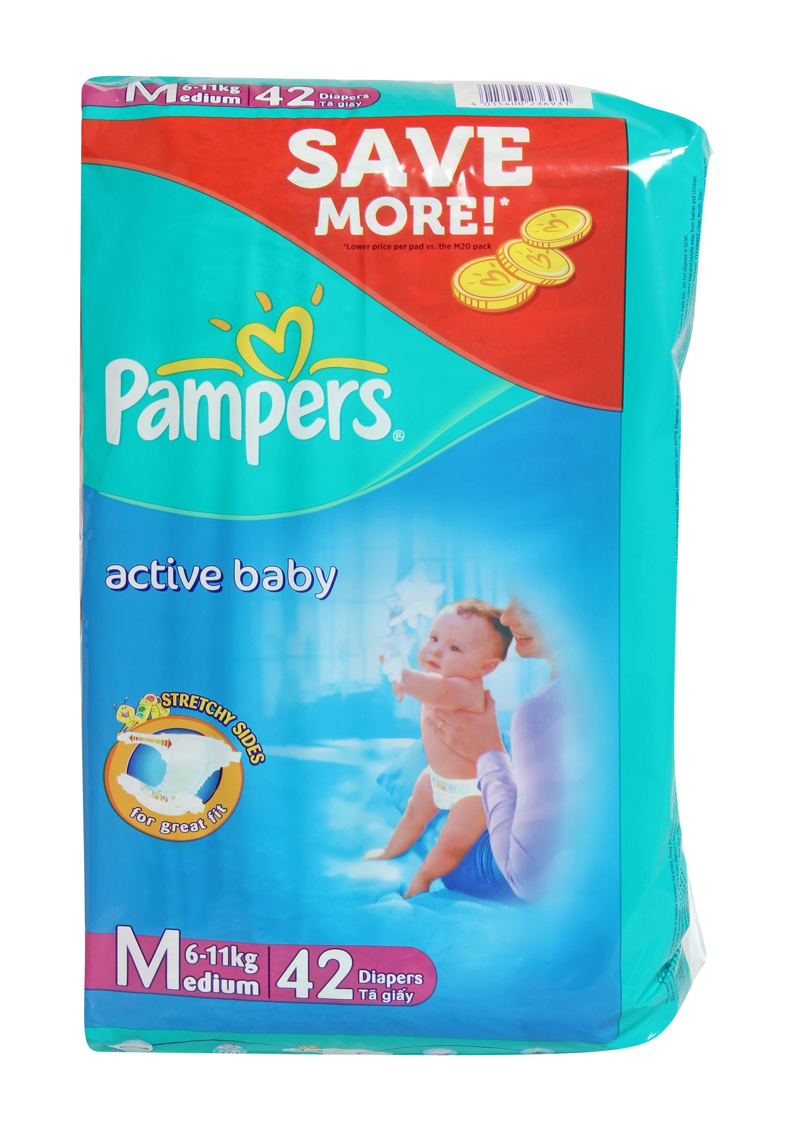 Pampers Active Baby (Imported)