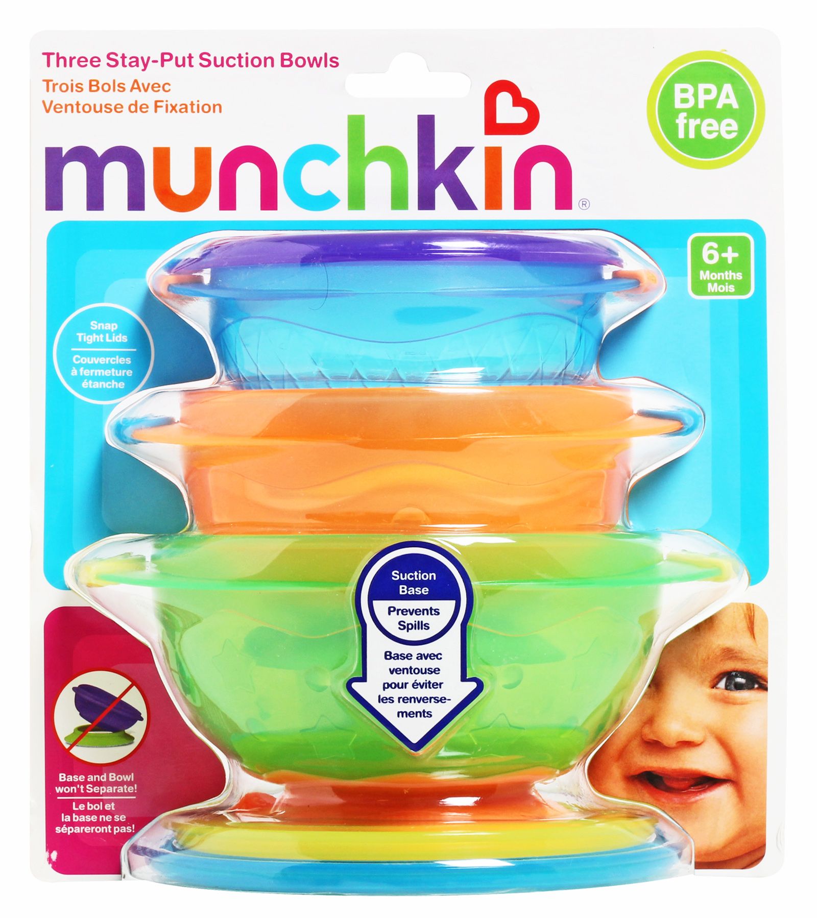 Munchkin - Stay-Put Suction Bowls