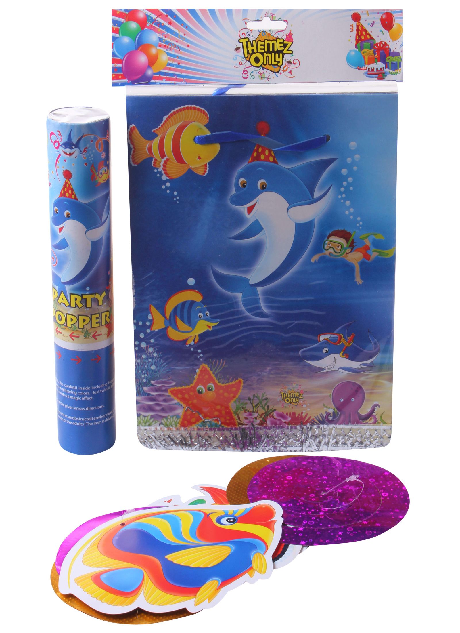 Birthday Party Accessory Kit Underwater Themed