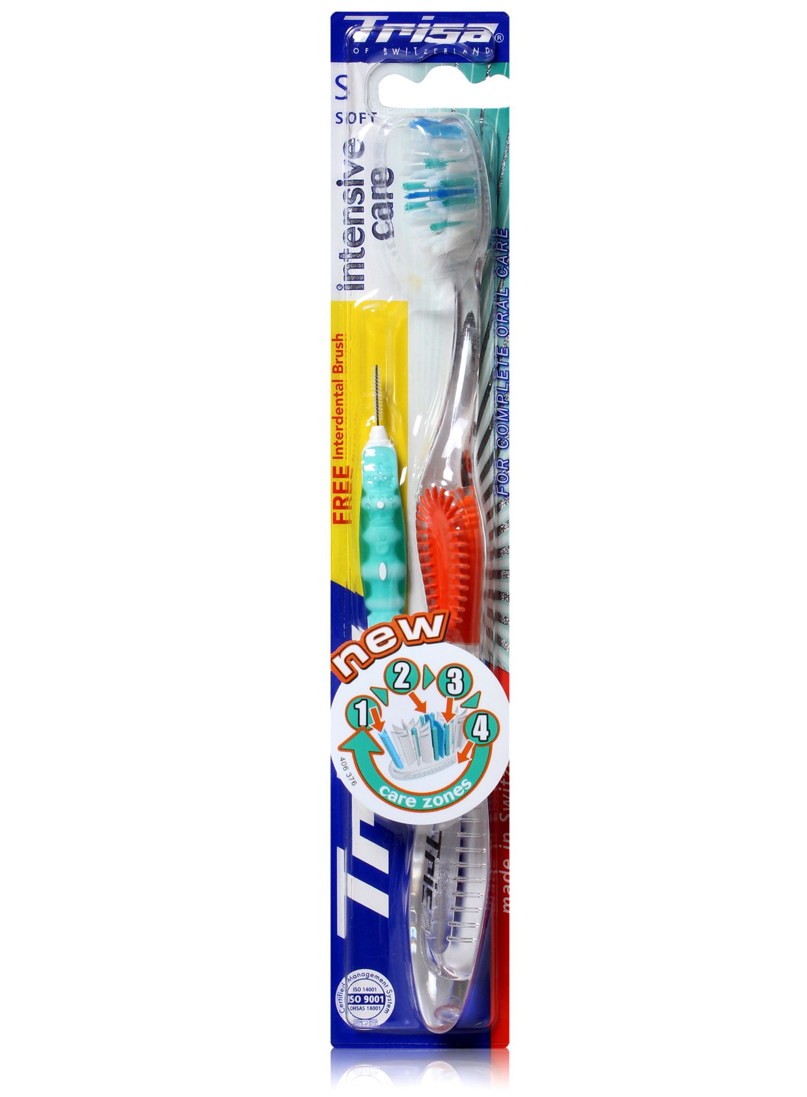 Trisa- Intensive Care Interdental Toothbrush - Soft Orange