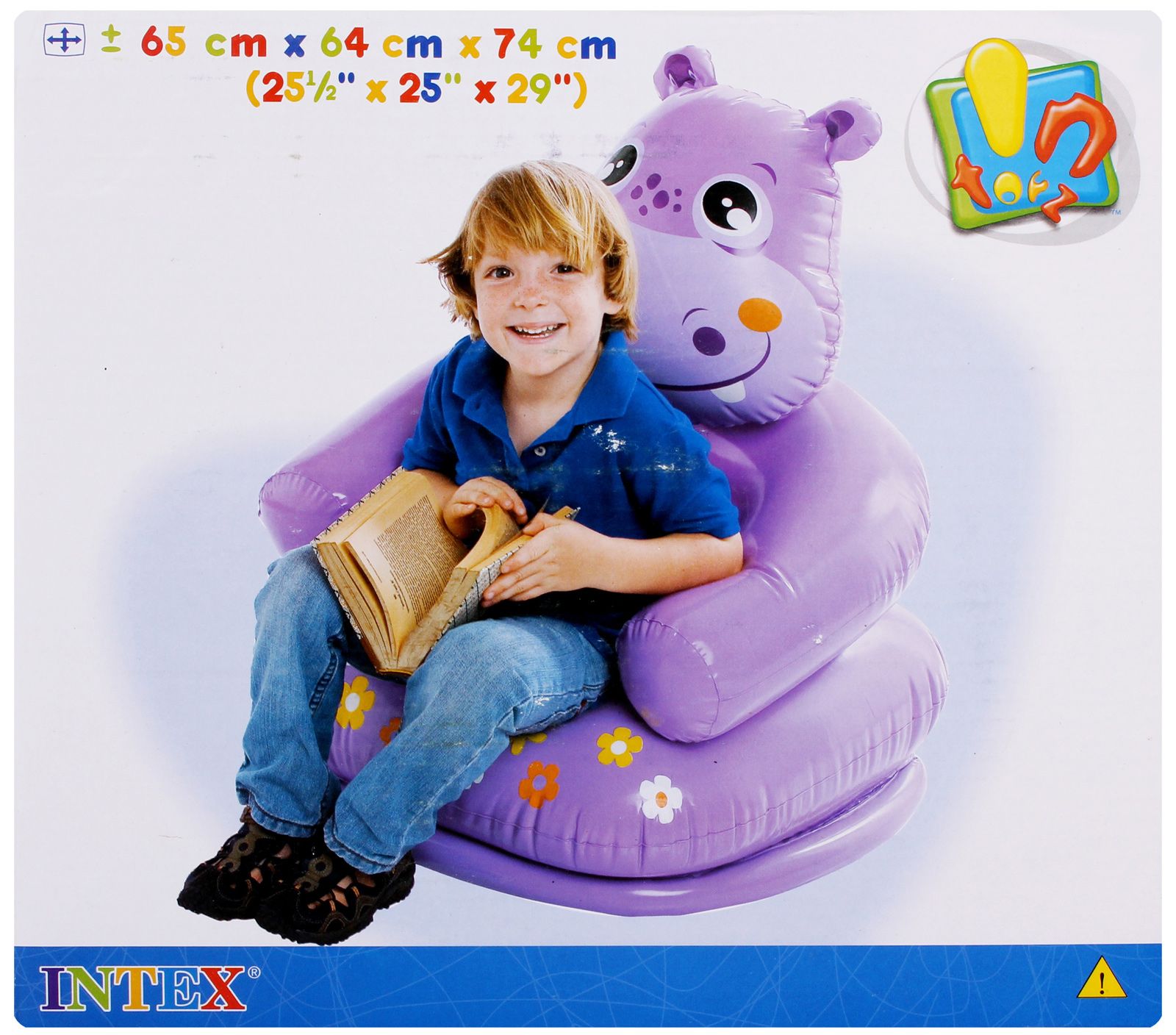 Intex - Happy Animal Chair - Hippo