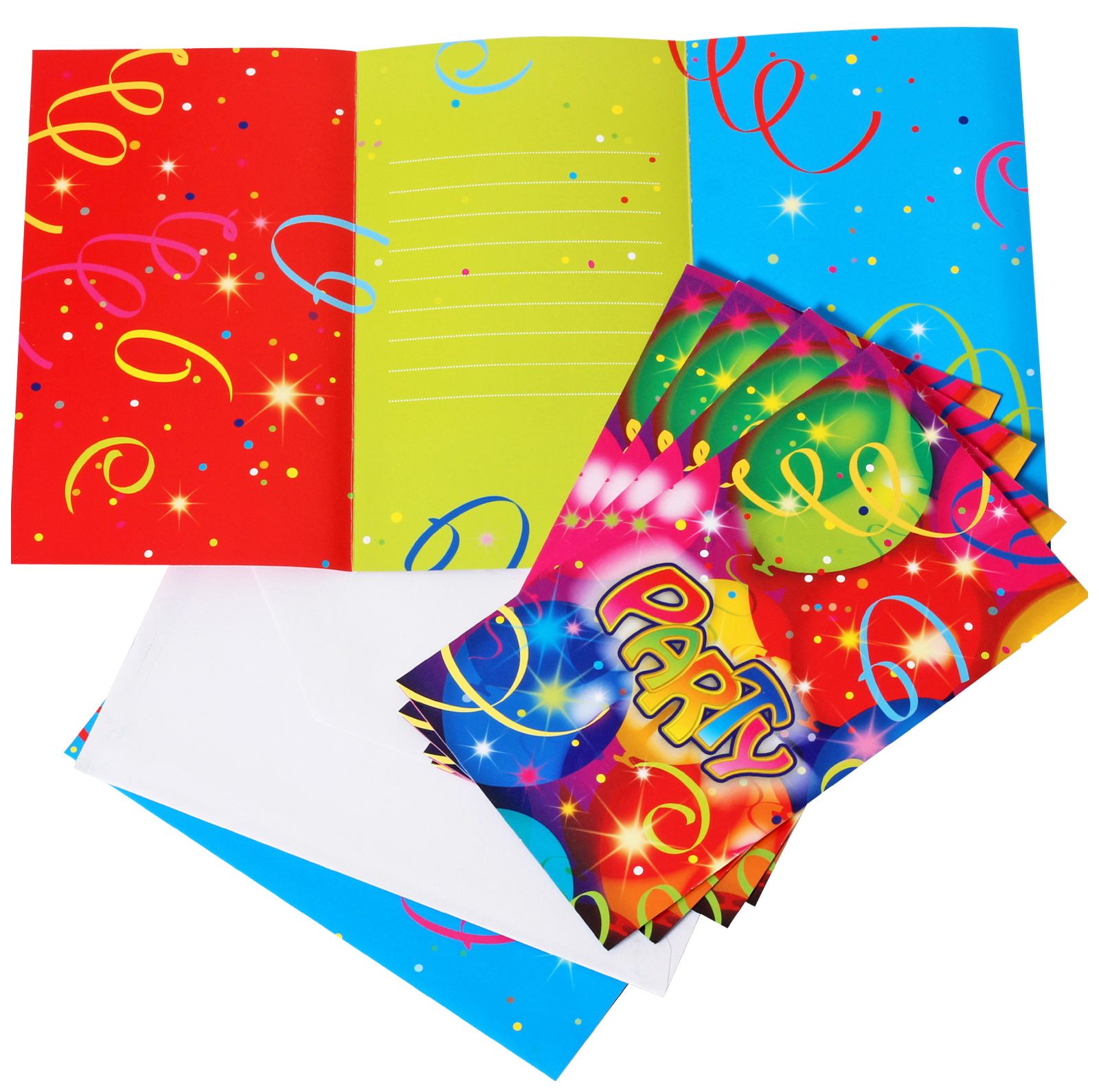 Riethmuller - Party Invitation Cards Balloon Design
