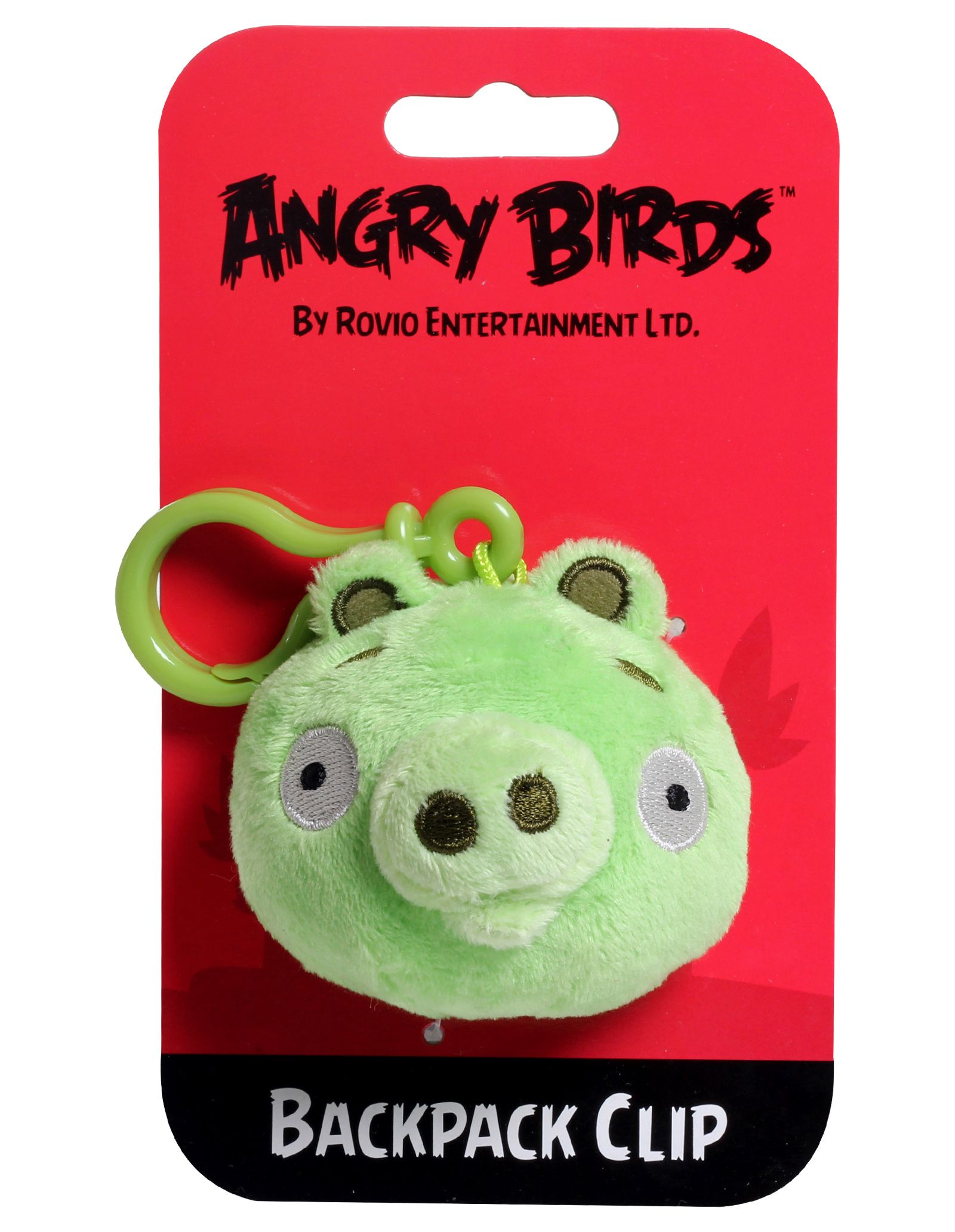 Angry Birds - Green Backpack Clip 3'''' Without Sound