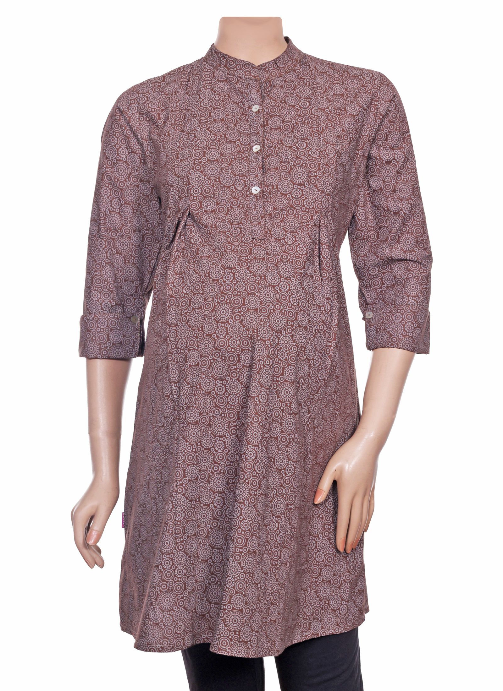 Long Kurti - Brown