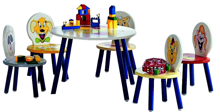 Fun Animals Table and Chairs