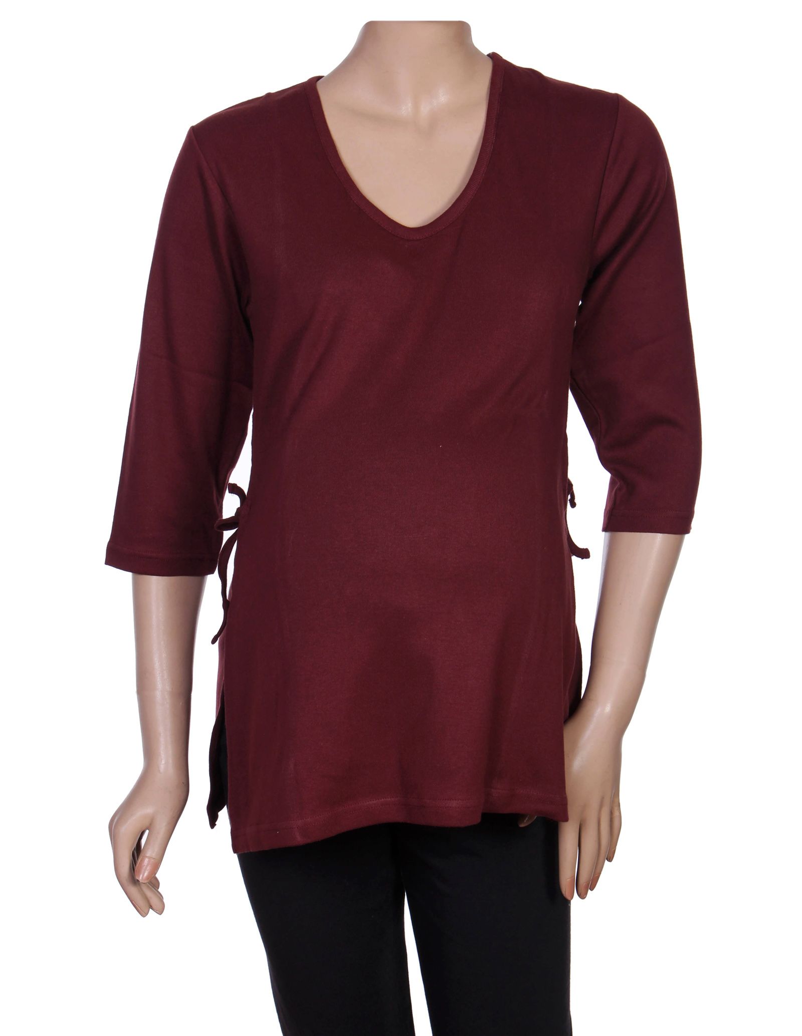 Maternity Top - Maroon