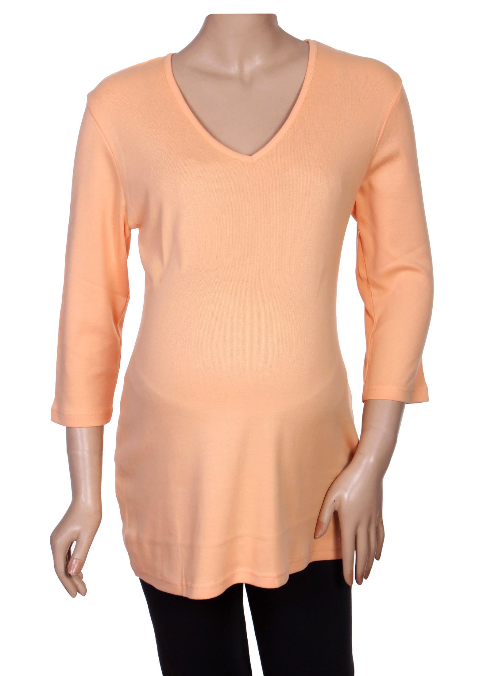 Maternity Fitted Top - Orange